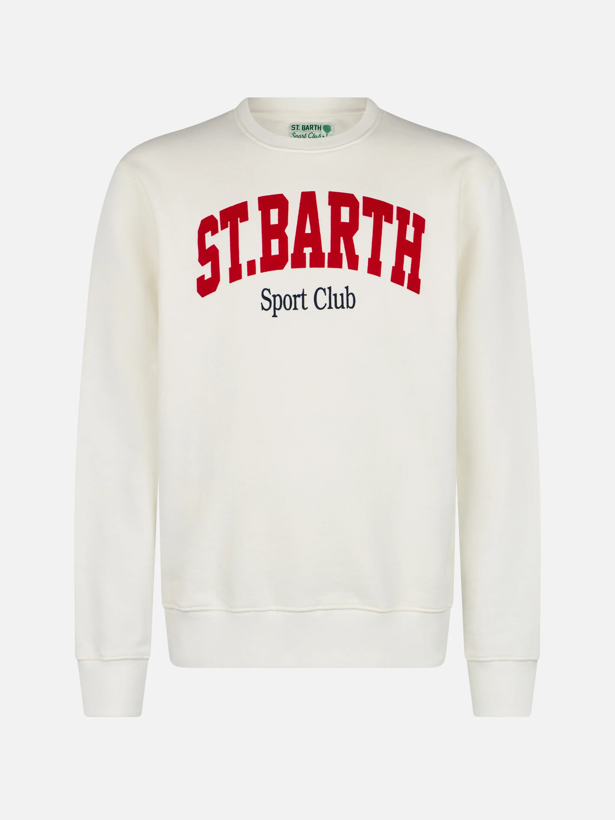Soho sweatshirt with St. Barth Sport Club print in white - Image 4