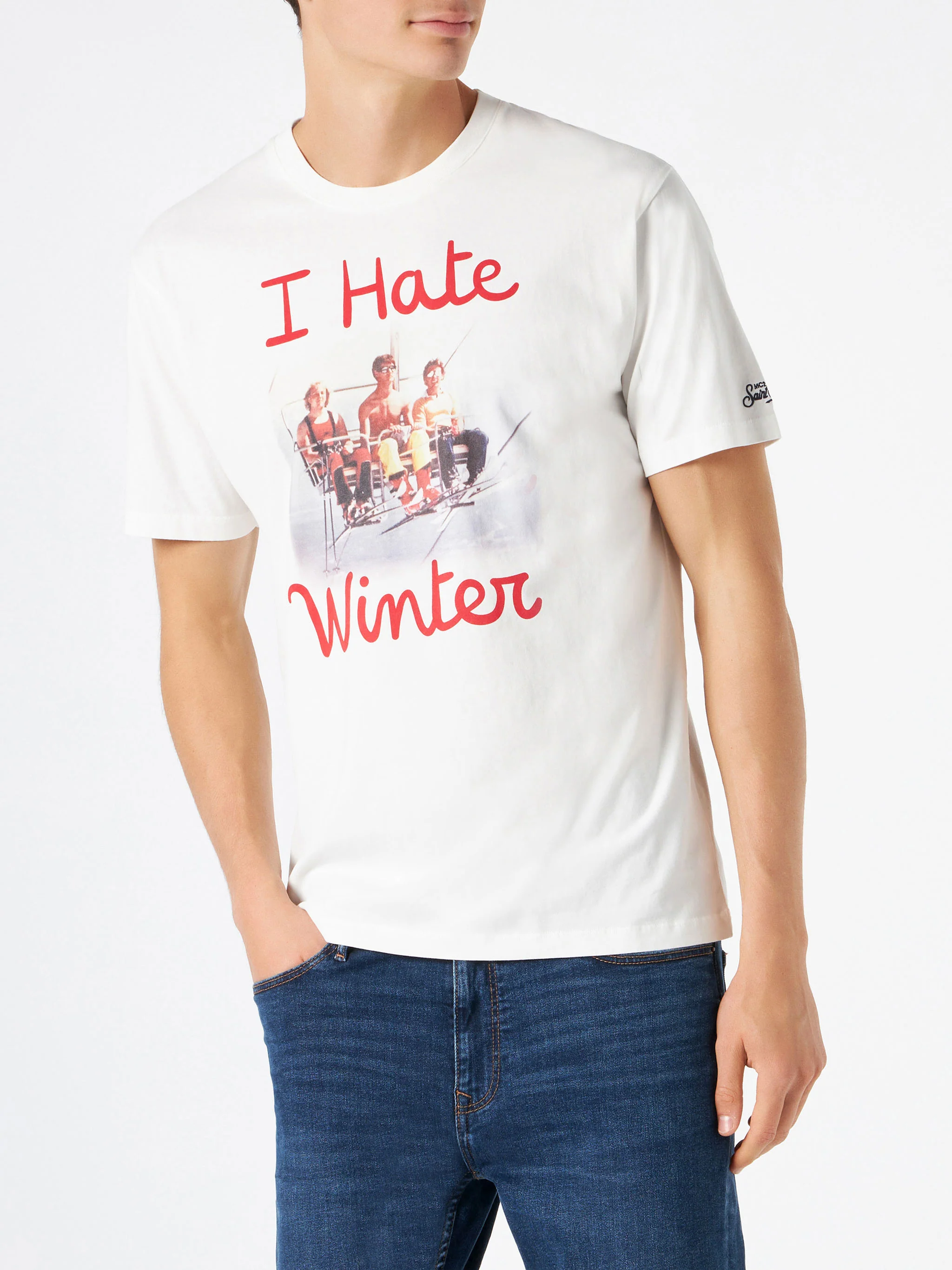 Arnott I hate winter t-shirt - Image 3