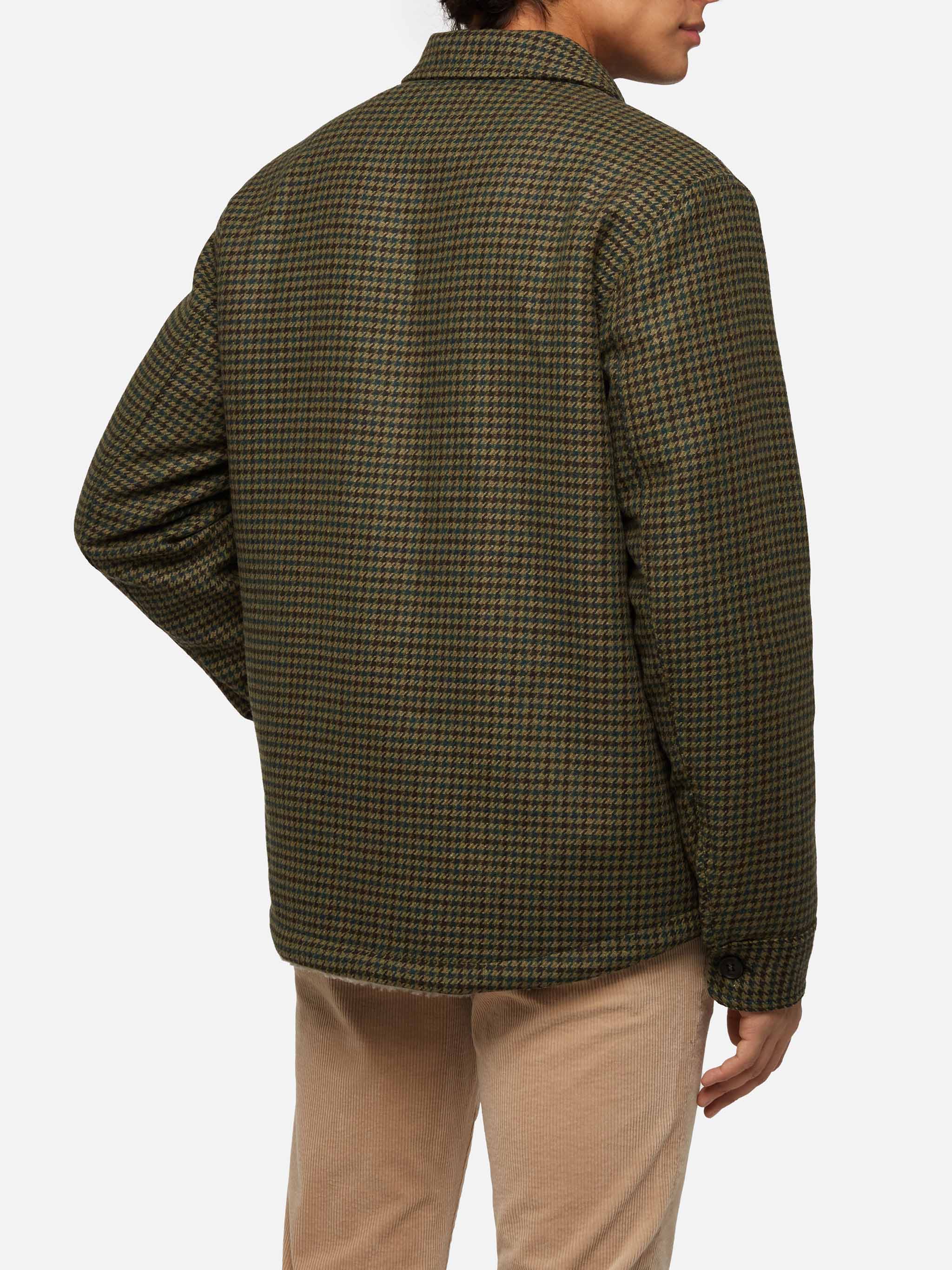 Landeck wool blend jacket with pied de poule pattern - Image 3