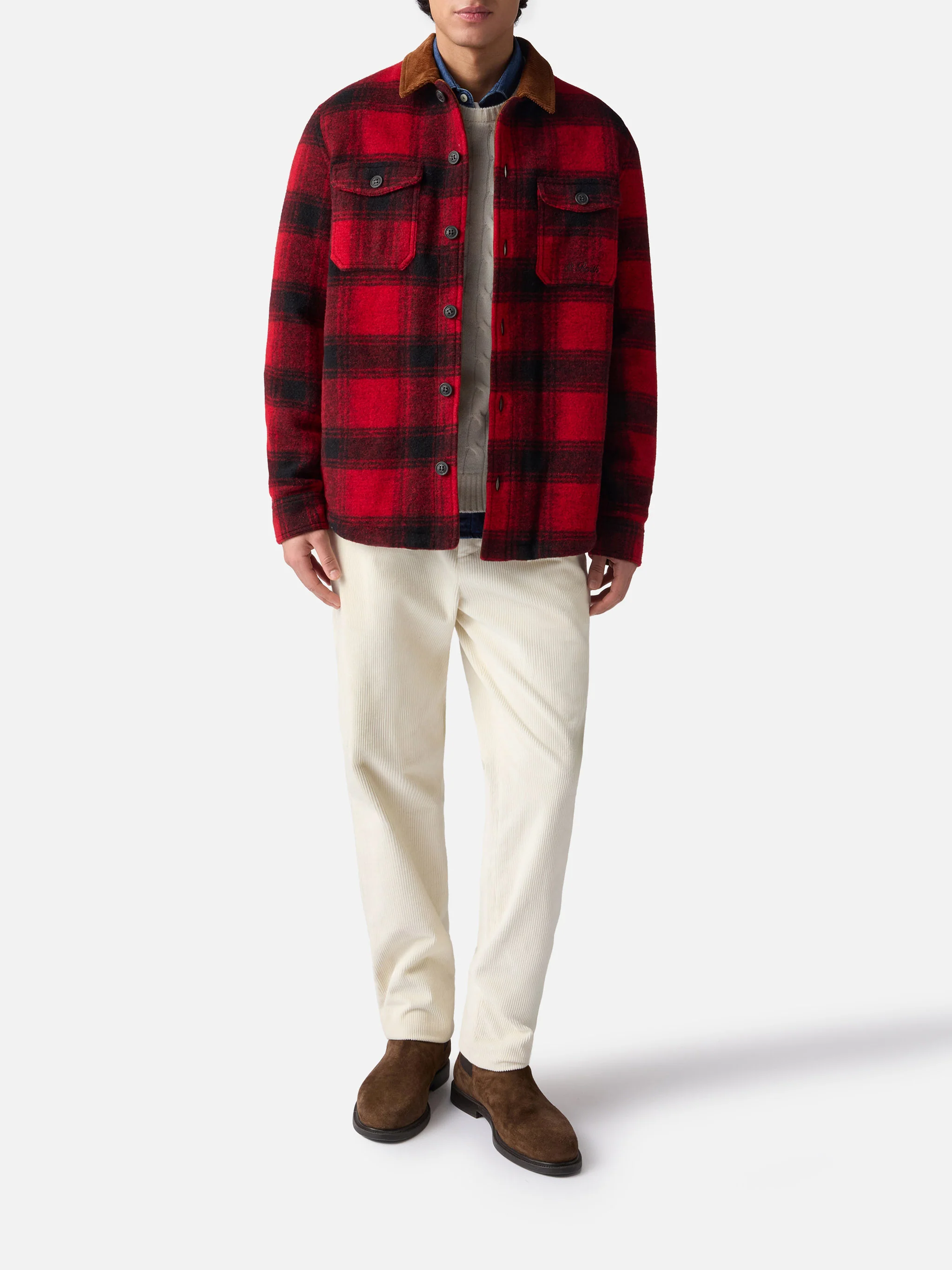 Landeck wool blend jacket with tartan pattern - Image 2
