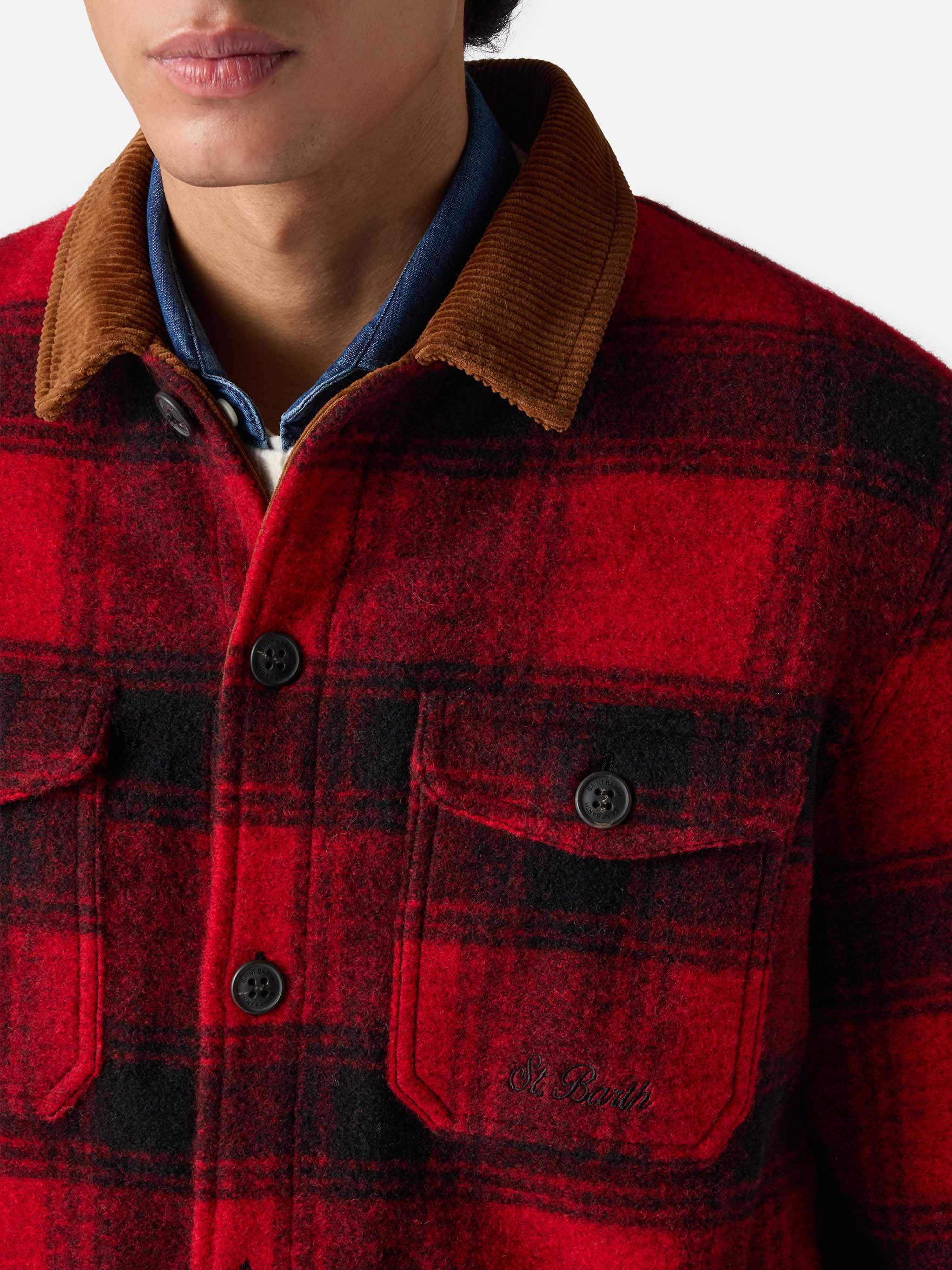Landeck wool blend jacket with tartan pattern - Image 3