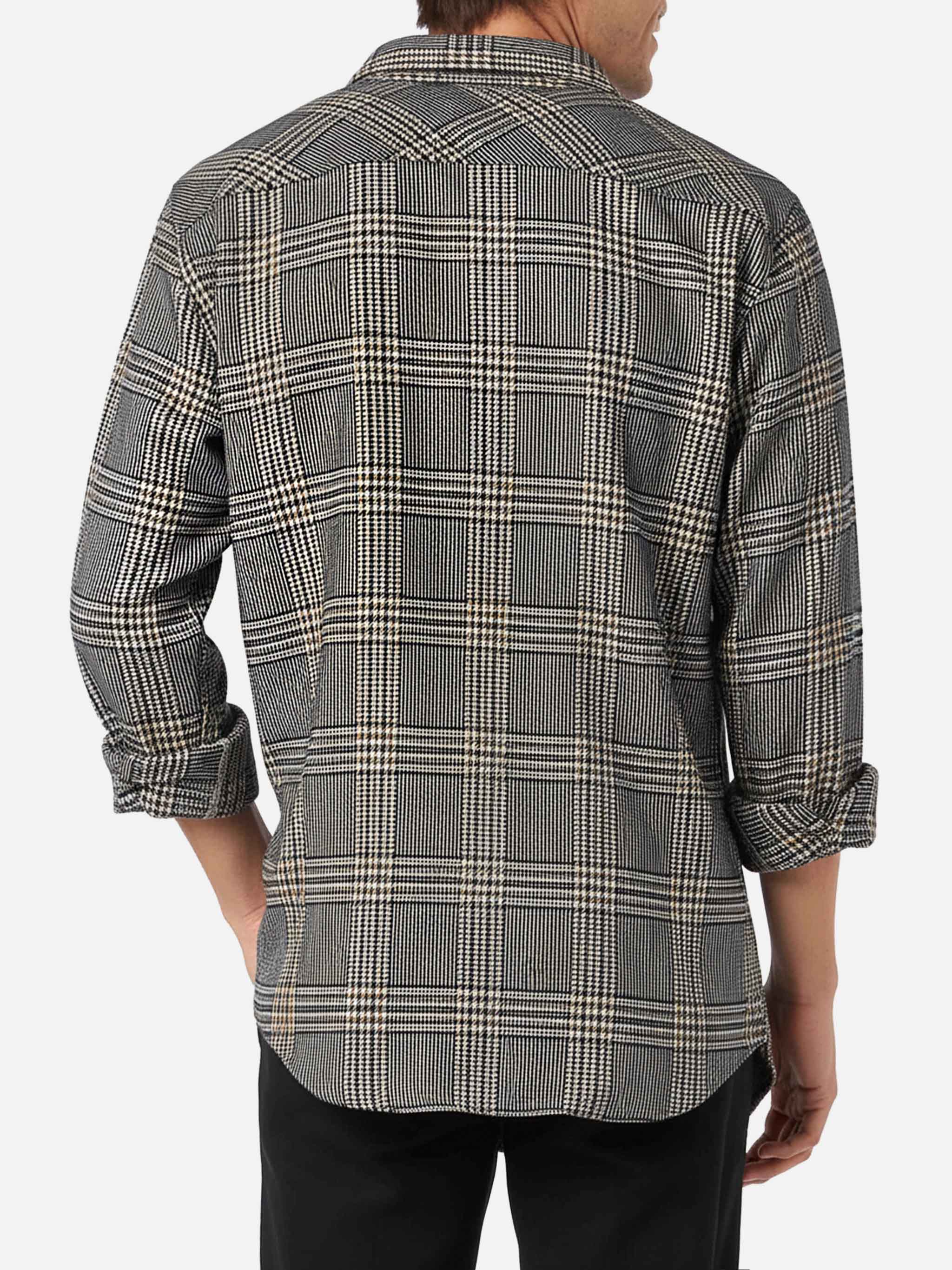 Seiser Prince of Wales wool-blend shirt - Image 3