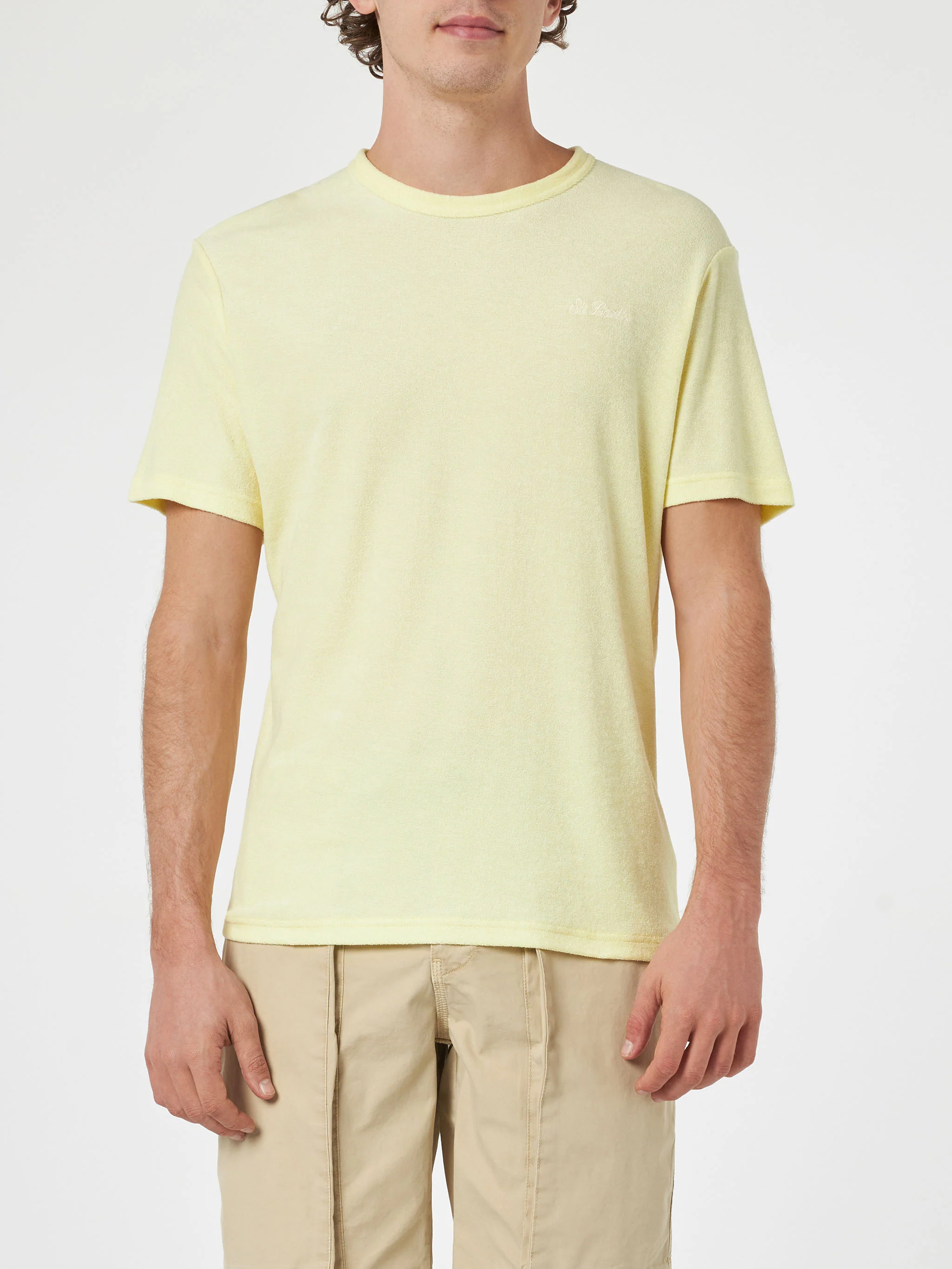 Gary yellow terry t-shirt - Image 3