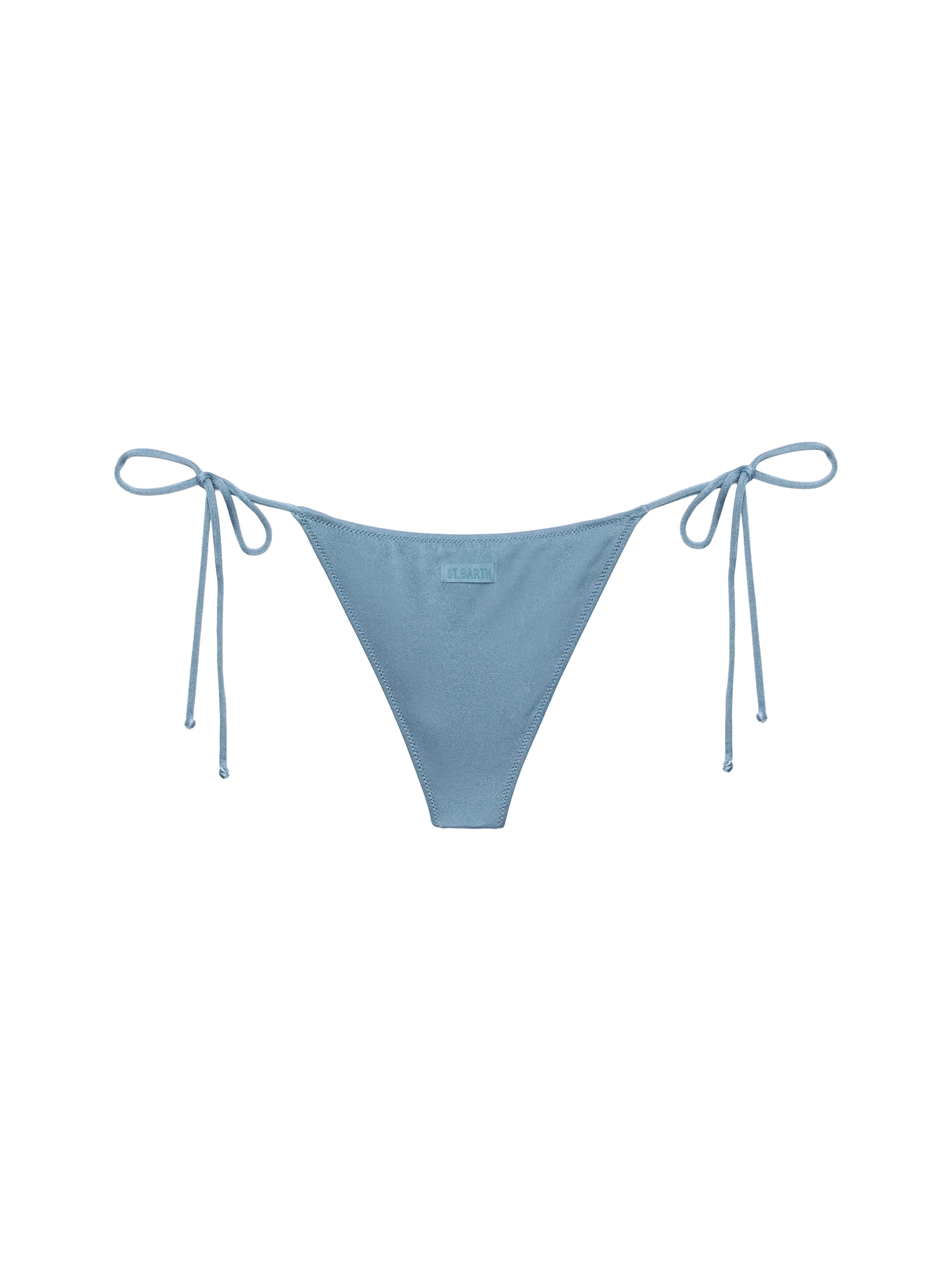 Marielle avio blue classic swim briefs with rhinestone embellishment - Image 2