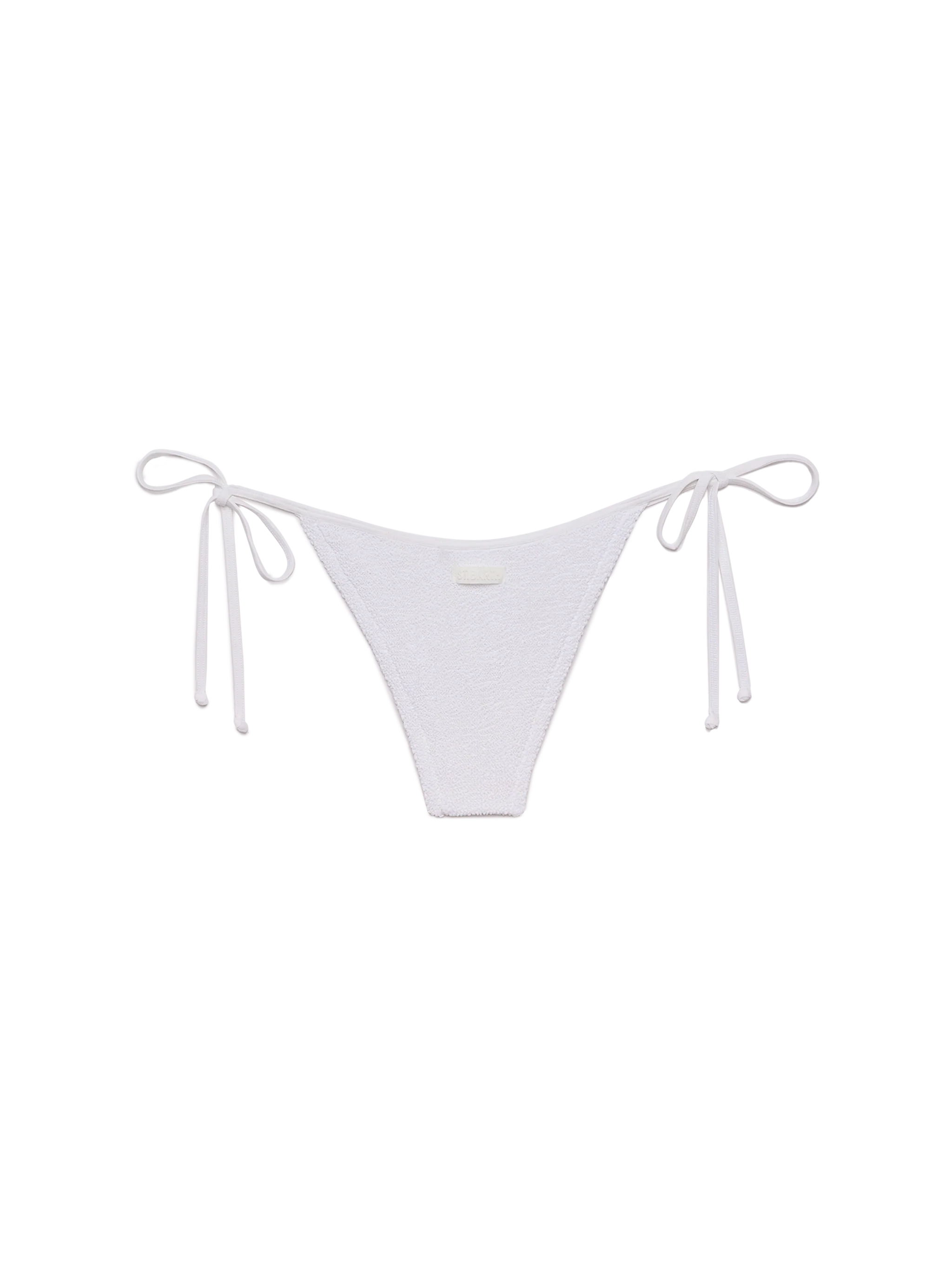Marielle white crinkle classic swim briefs - Image 2