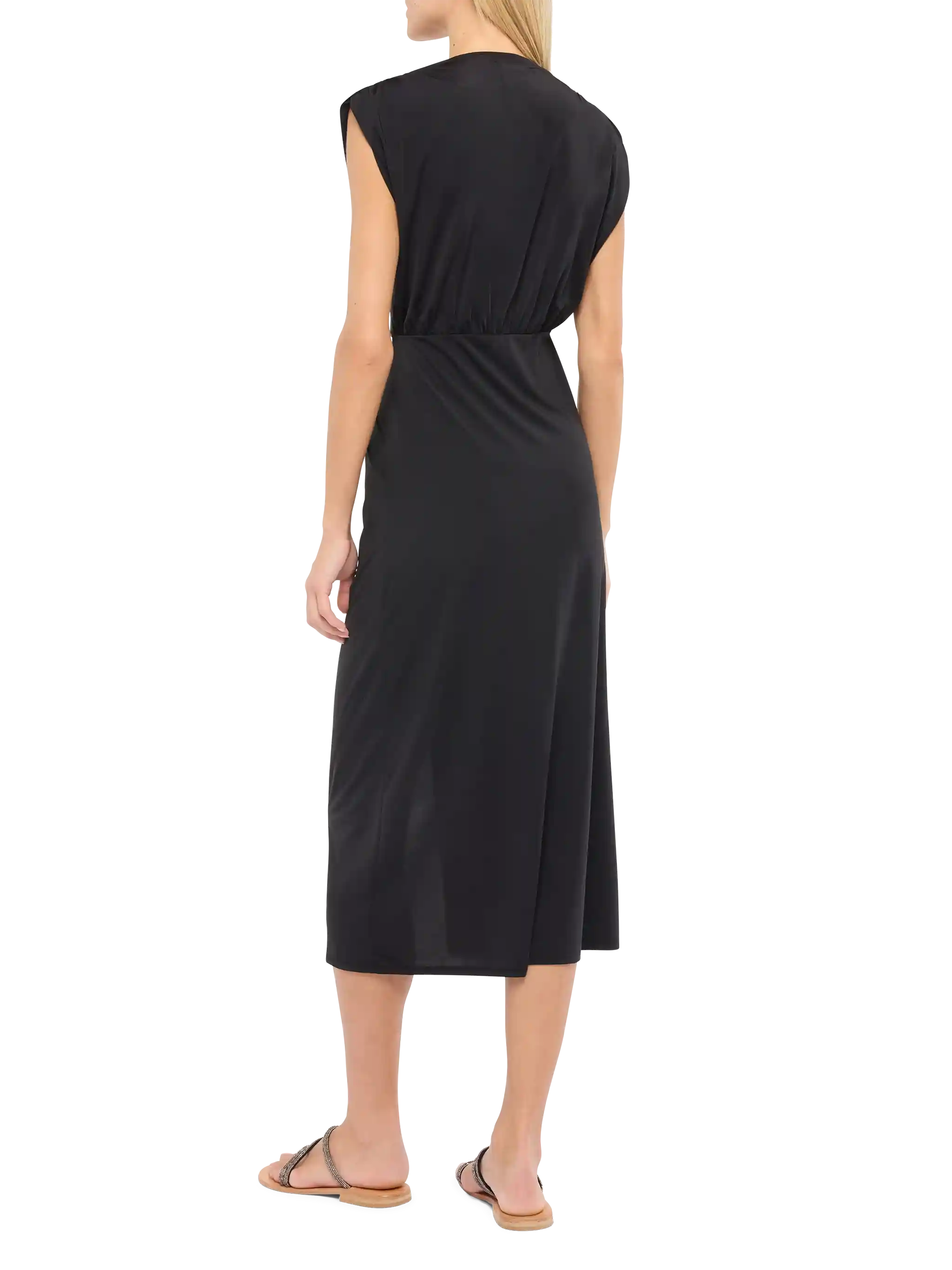 Marina black pareo dress - Image 3