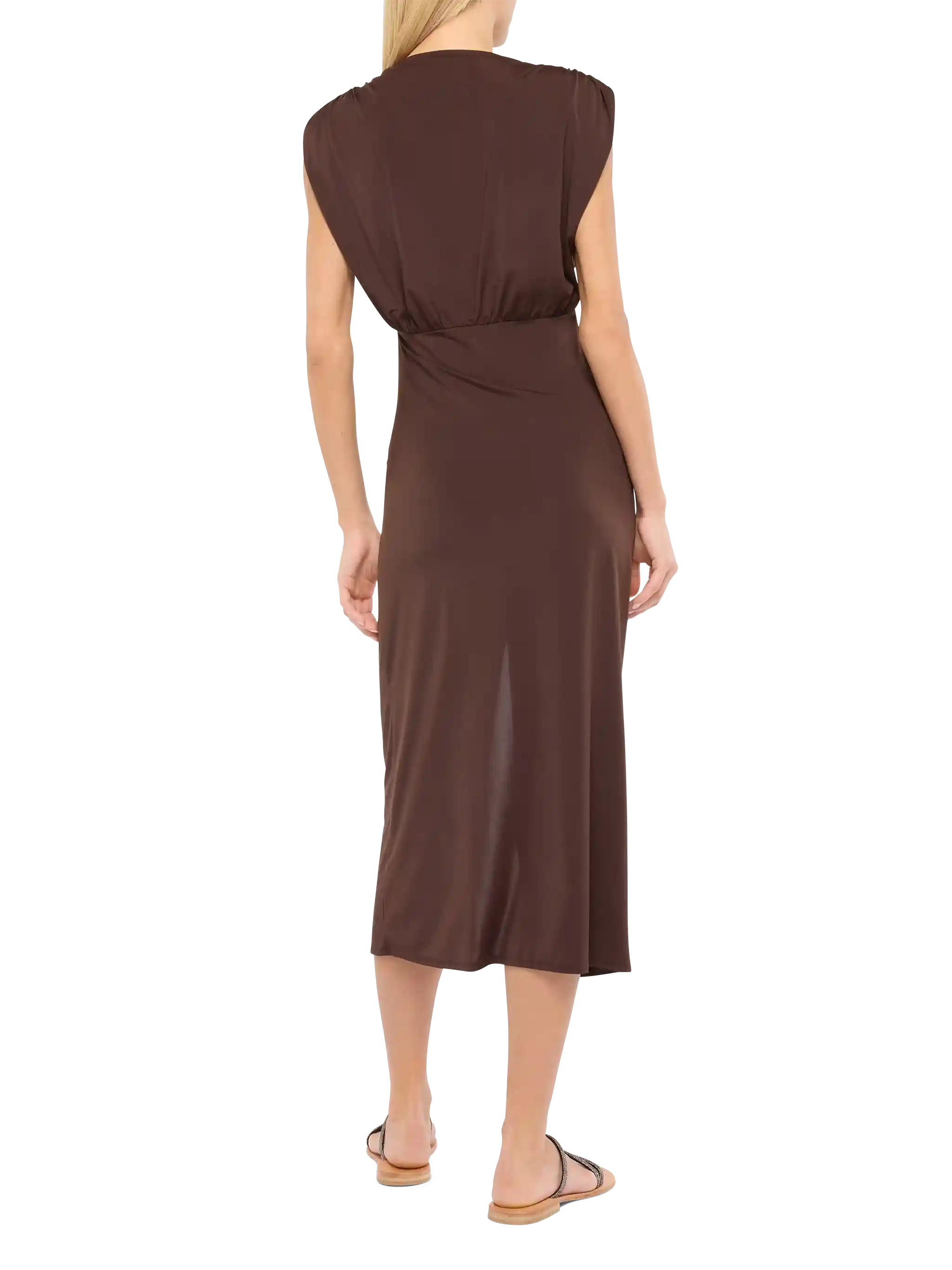 Marina brown pareo dress - Image 3