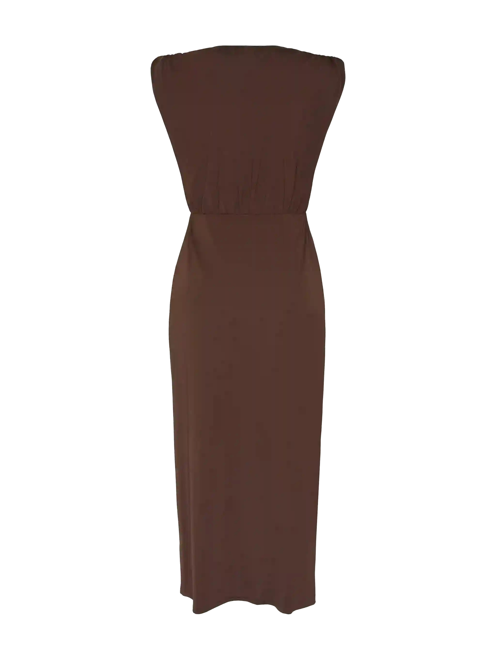 Marina brown pareo dress - Image 5