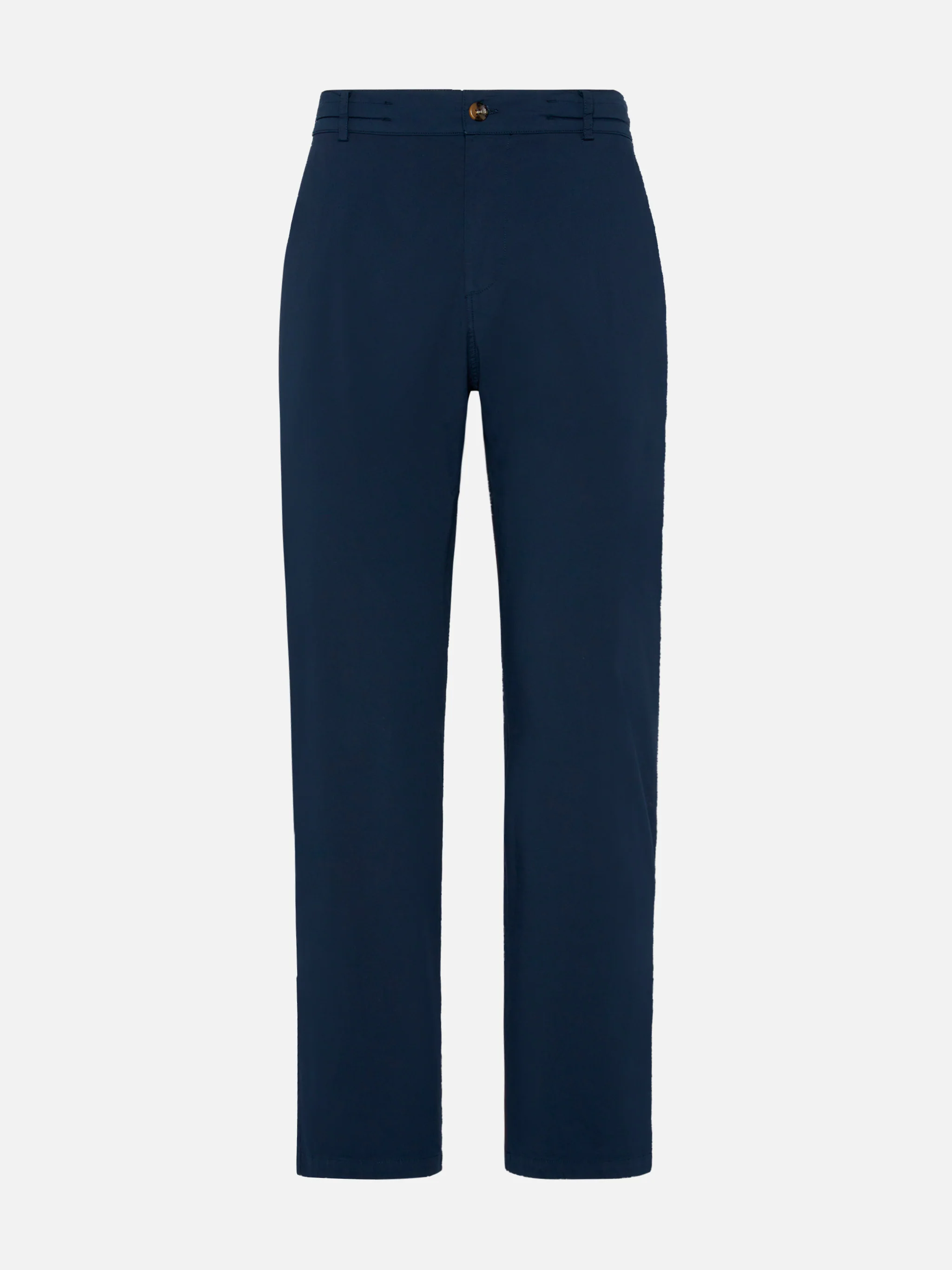 Marine blue cotton pants Calais with drawstring - Image 4