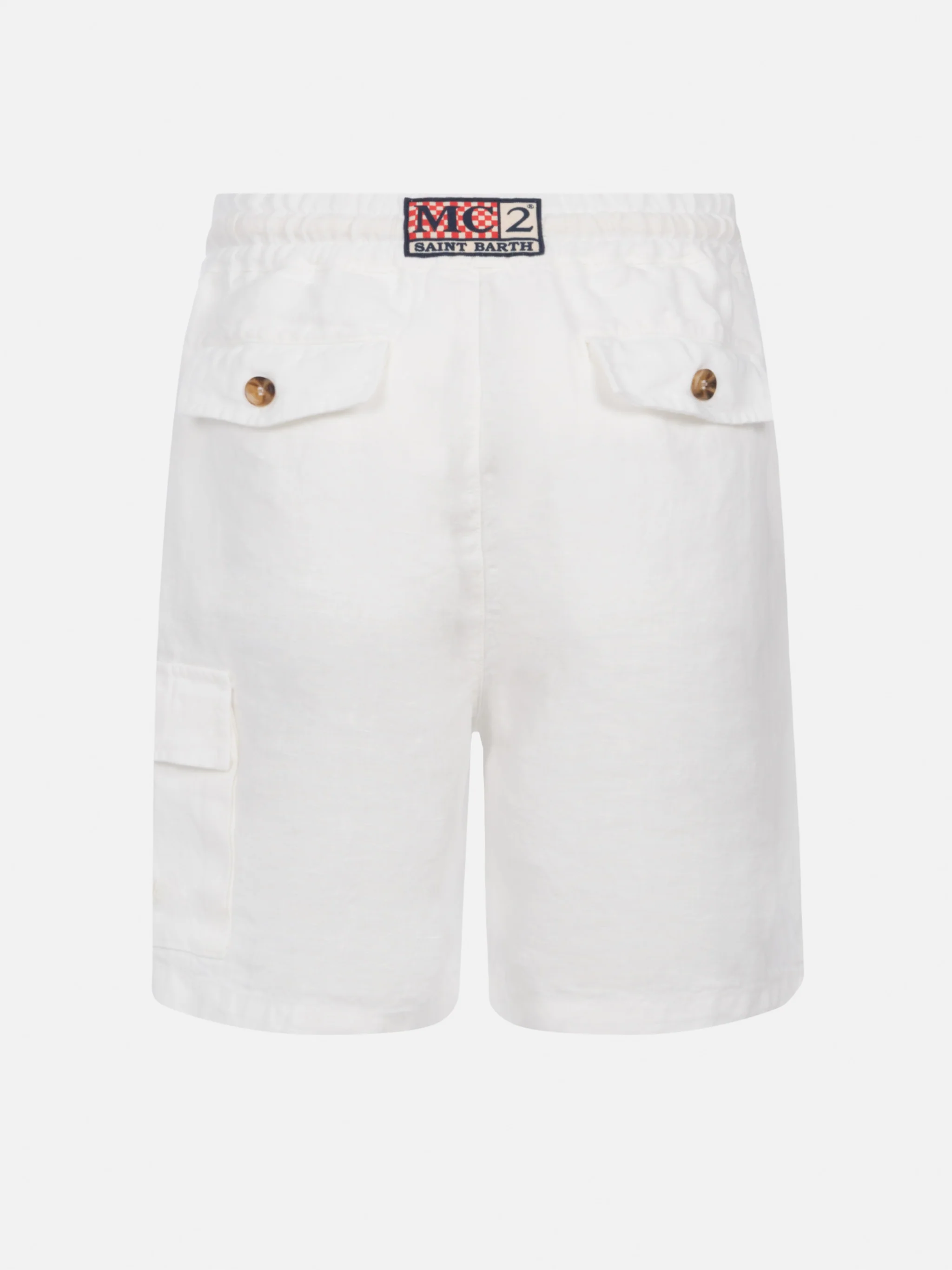 Marseille Jr white linen bemuda - Image 2
