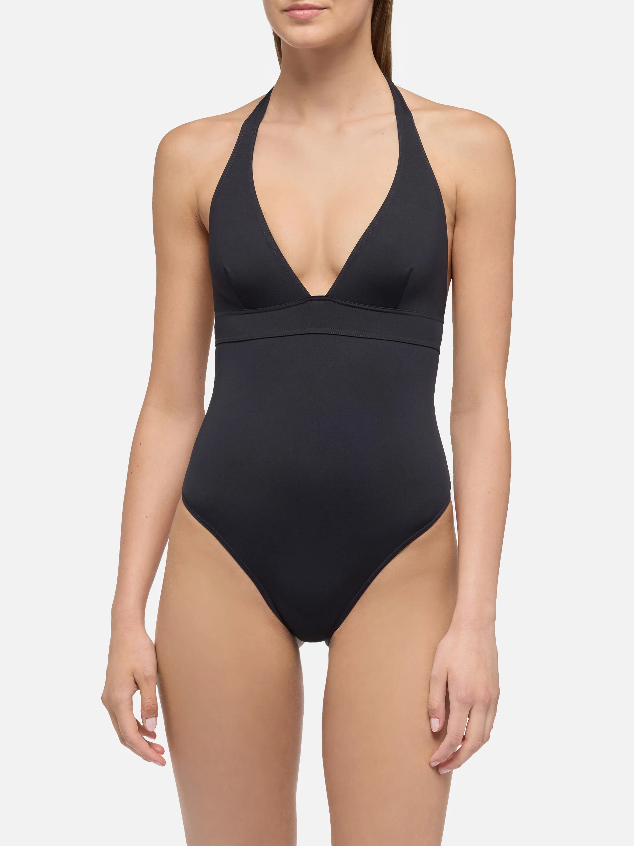Marylin black one-piece swimsuit - Image 2
