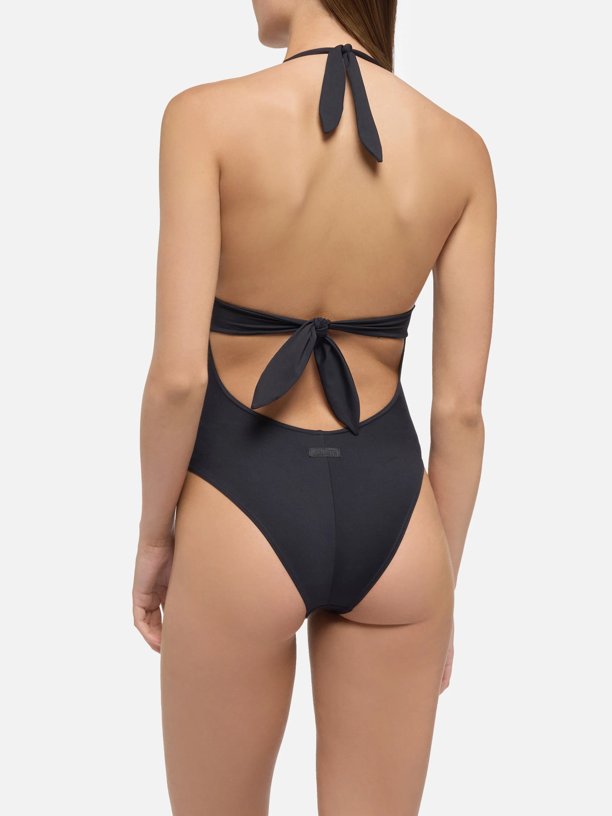 Marylin black one-piece swimsuit - Image 4