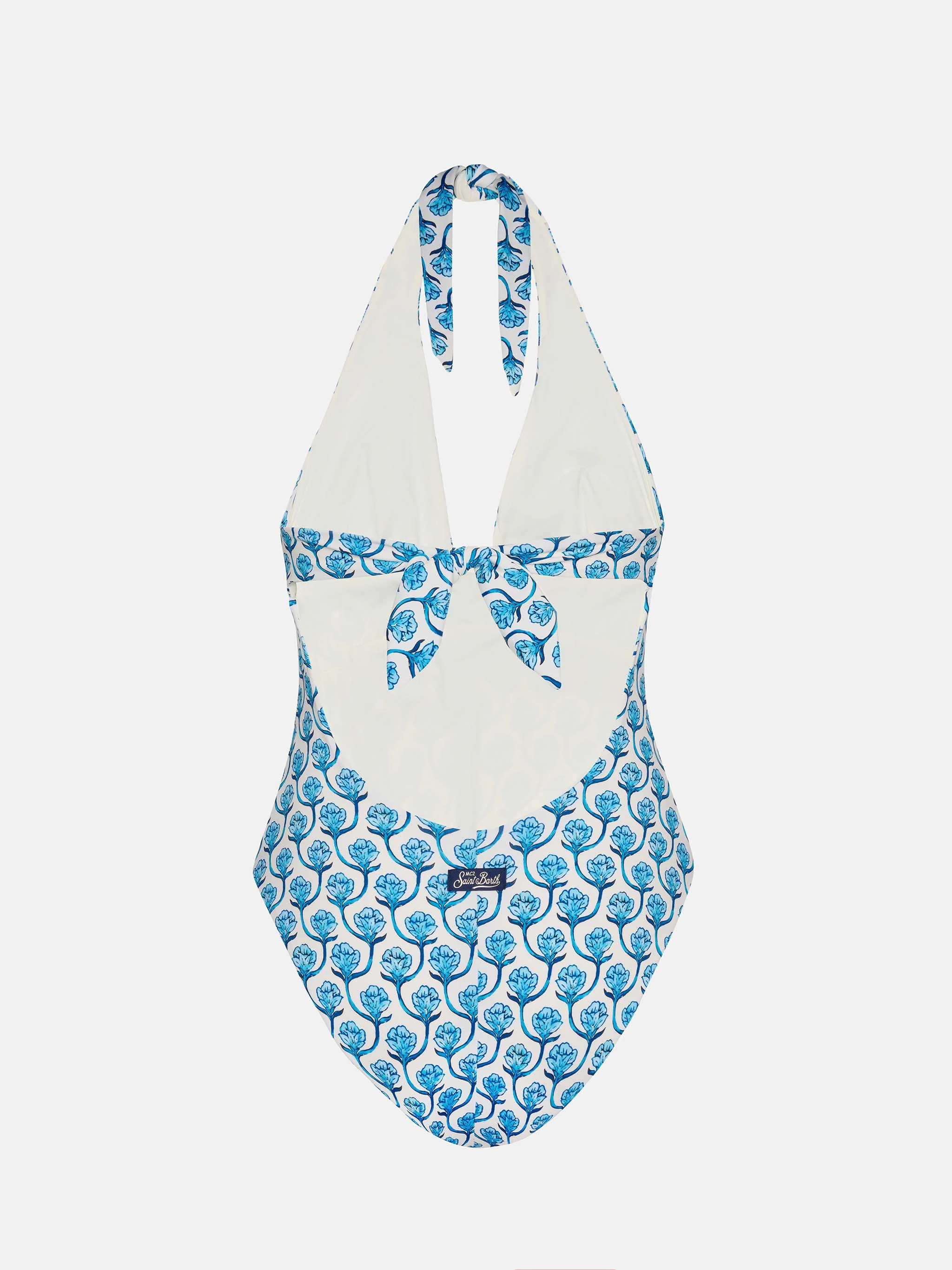 Marylin one-piece swimsuit with floral print - Image 3