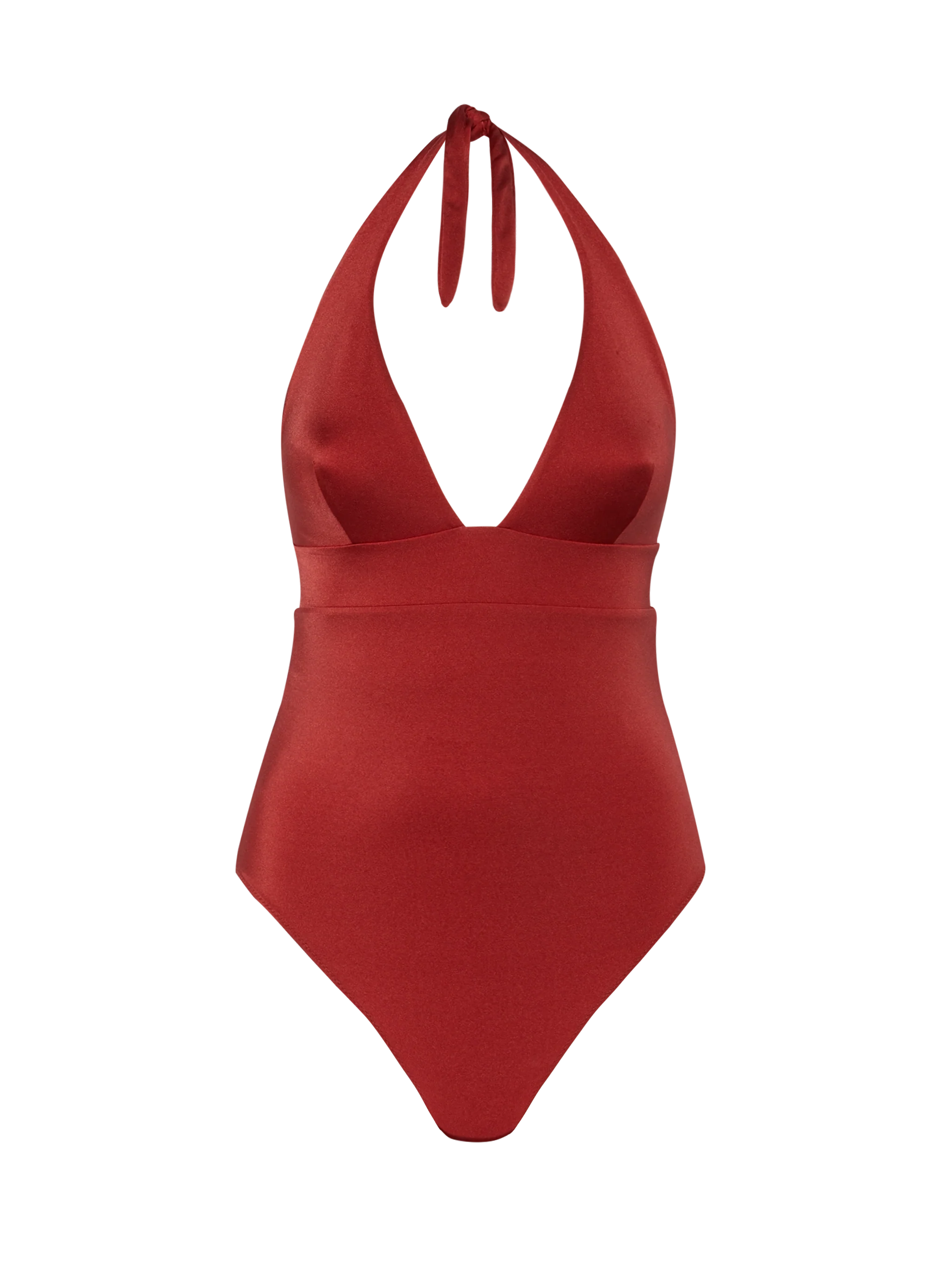 Marylin shimmer red one-piece swimsuit