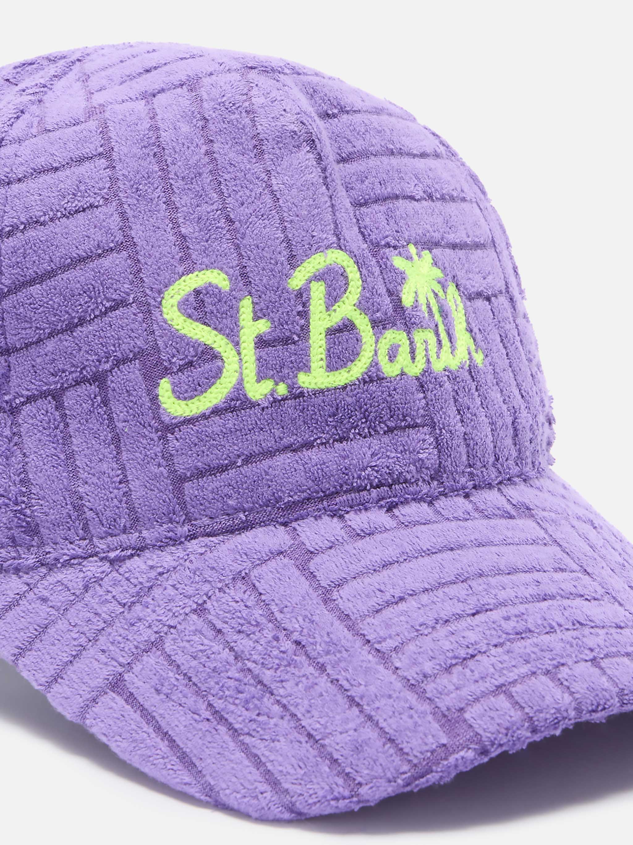 Matthew purple terry cloth cap - Image 2