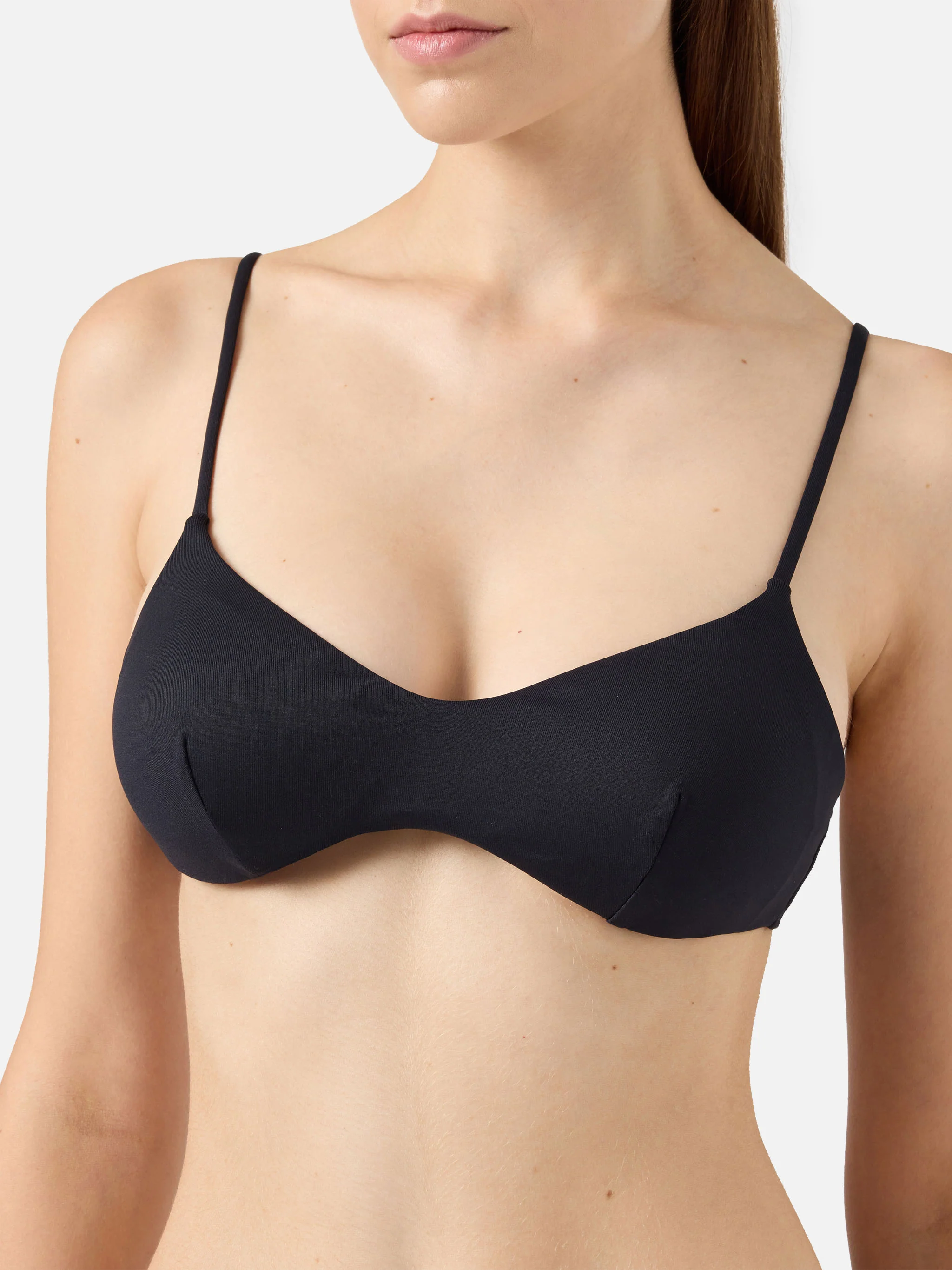 May black scoop bralette top - Image 2