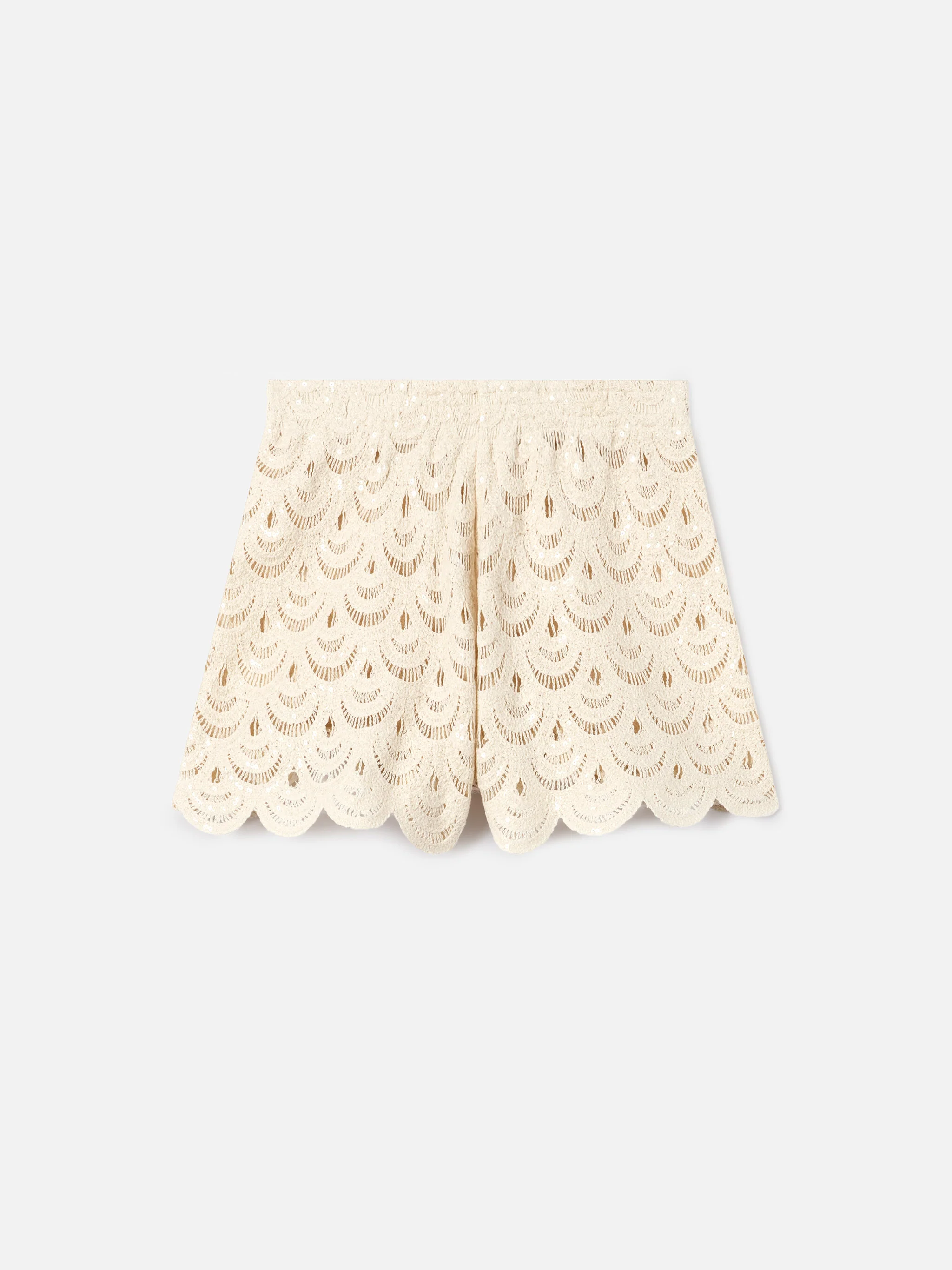 Meave crochet shorts with sequins - Image 5