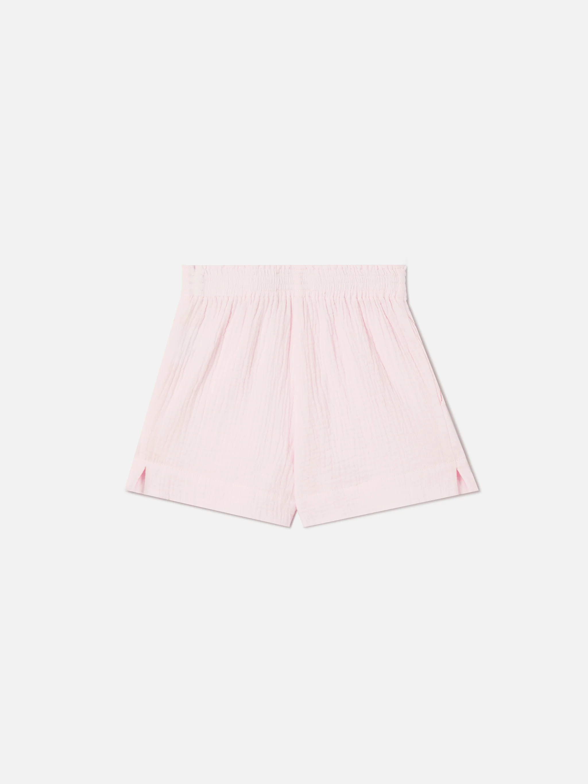 Meave Jr cotton muslin shorts in pink - Image 2