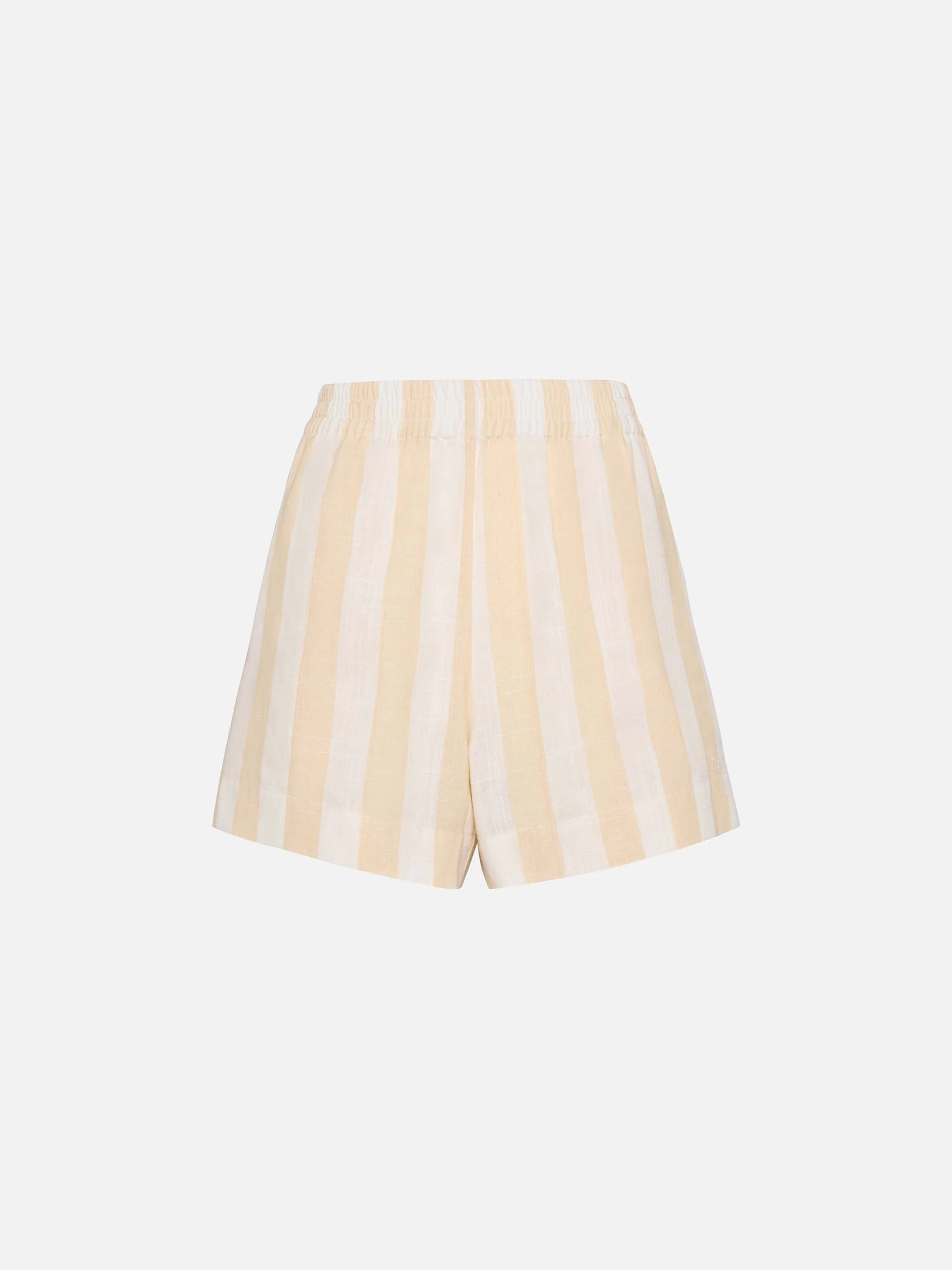 Meave pull up shorts with beige striped print - Image 5