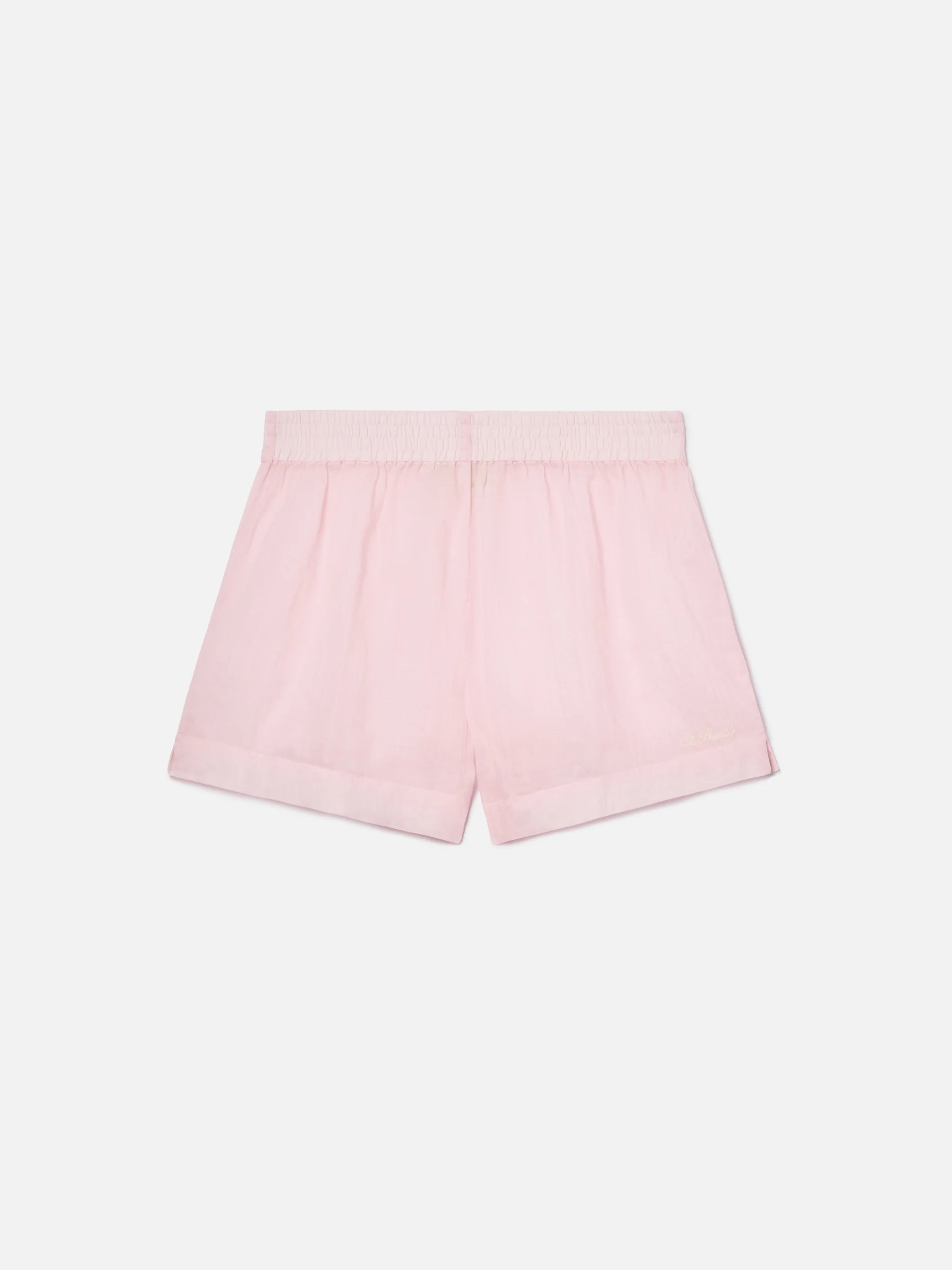 Meave ramie shorts with sunset print - Image 4