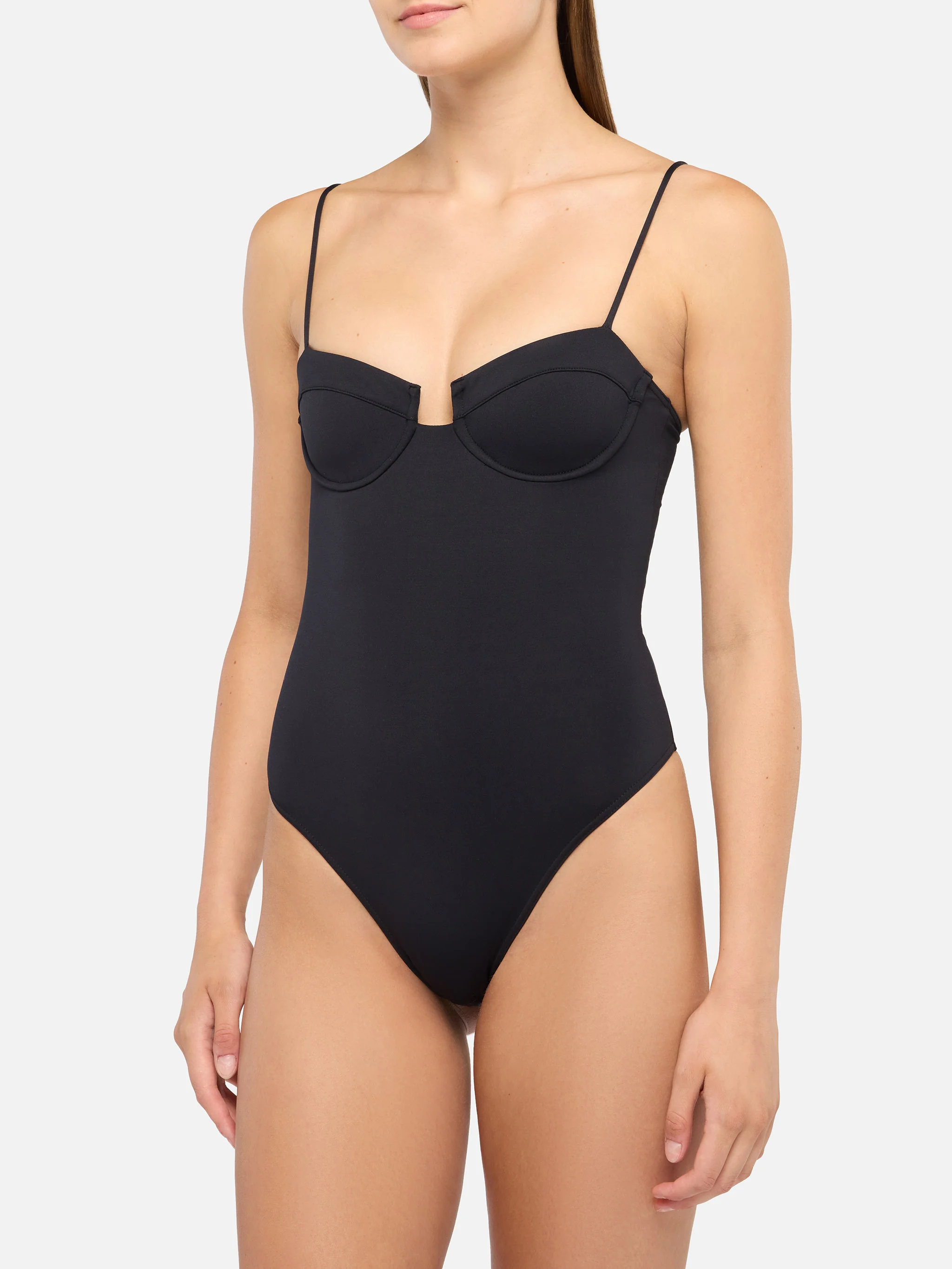 Medea black underwired one-piece swimsuit - Image 2