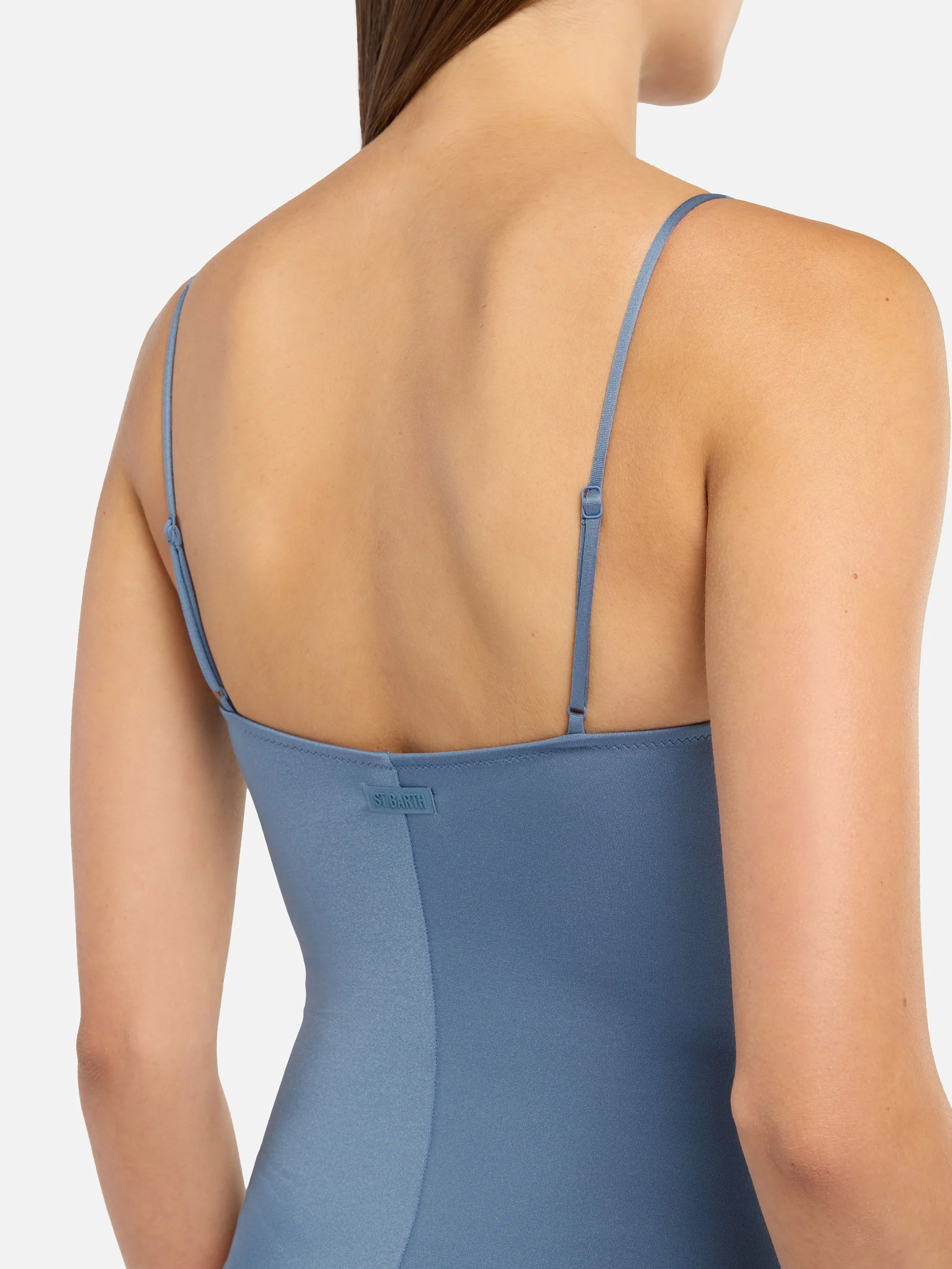 Medea shimmer avio blue underwired one-piece swimsuit - Image 3