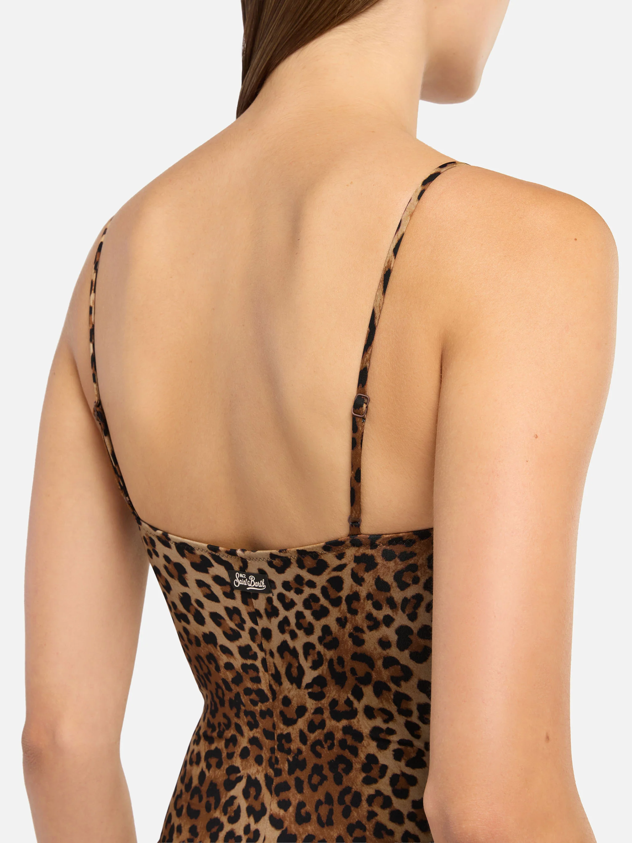 Medea underwired one-piece swimsuit with animalier print - Image 3