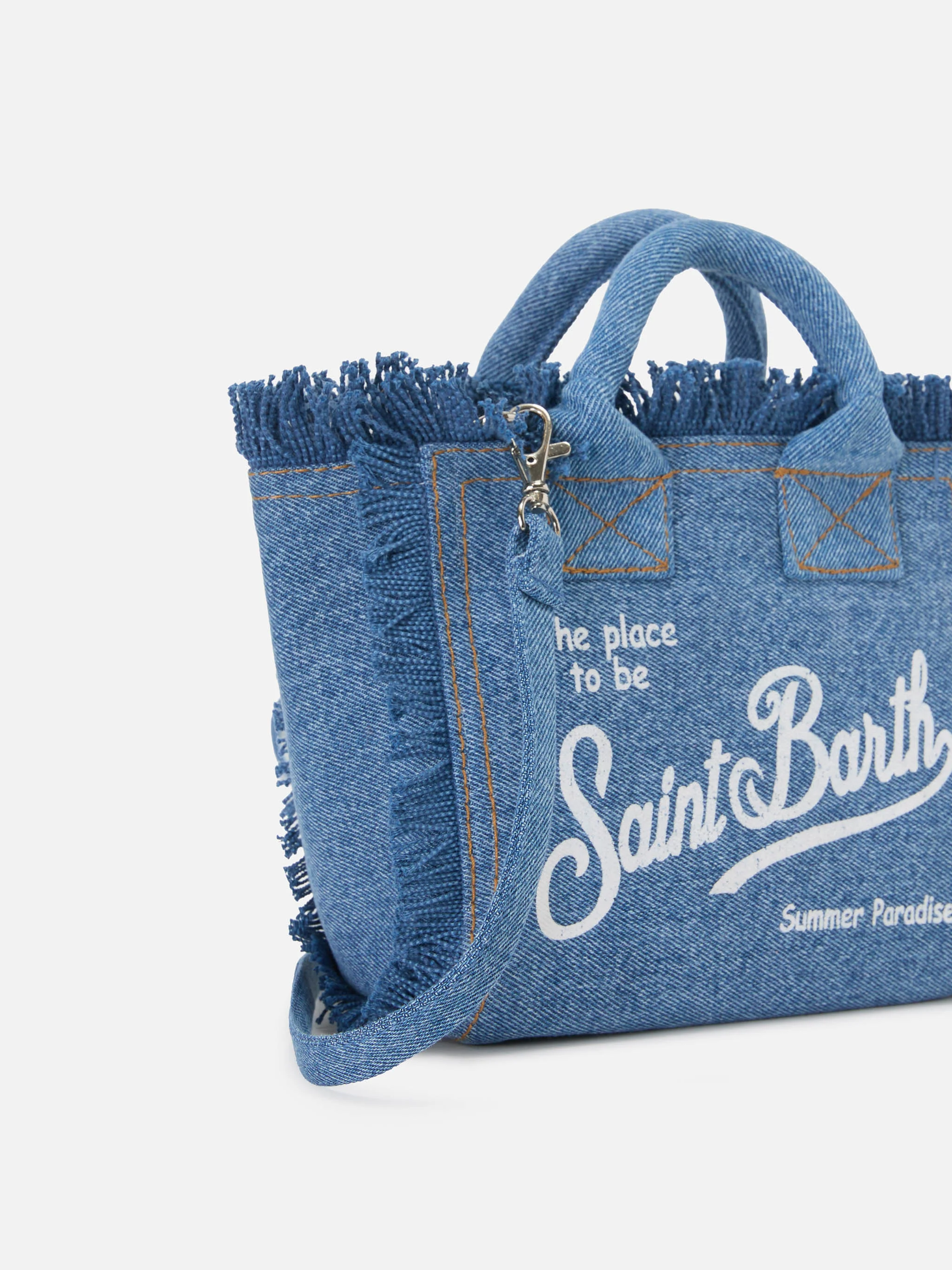 Medium wash denim Vanity mini bag - Image 3