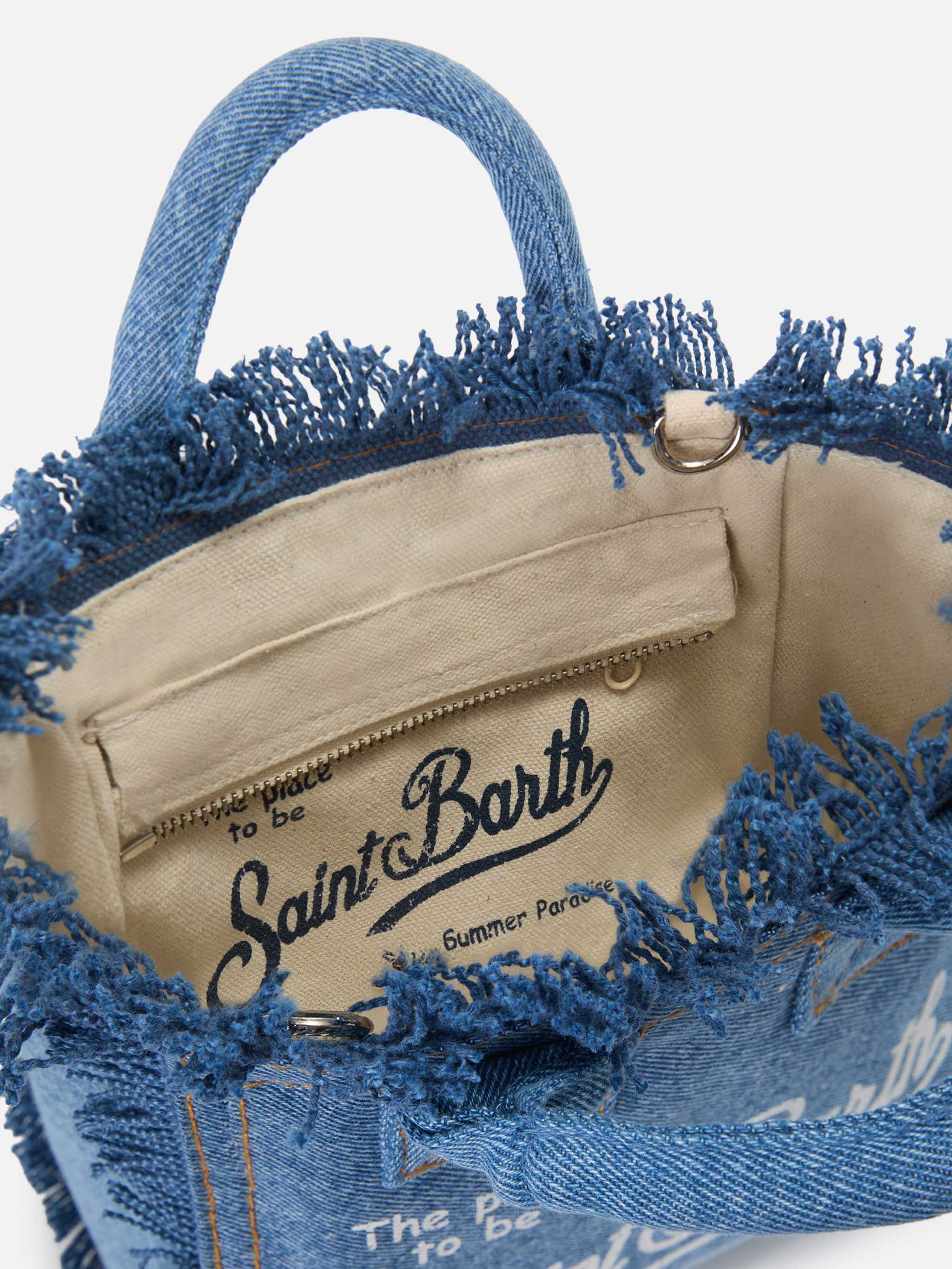 Medium wash denim Vanity mini bag - Image 4