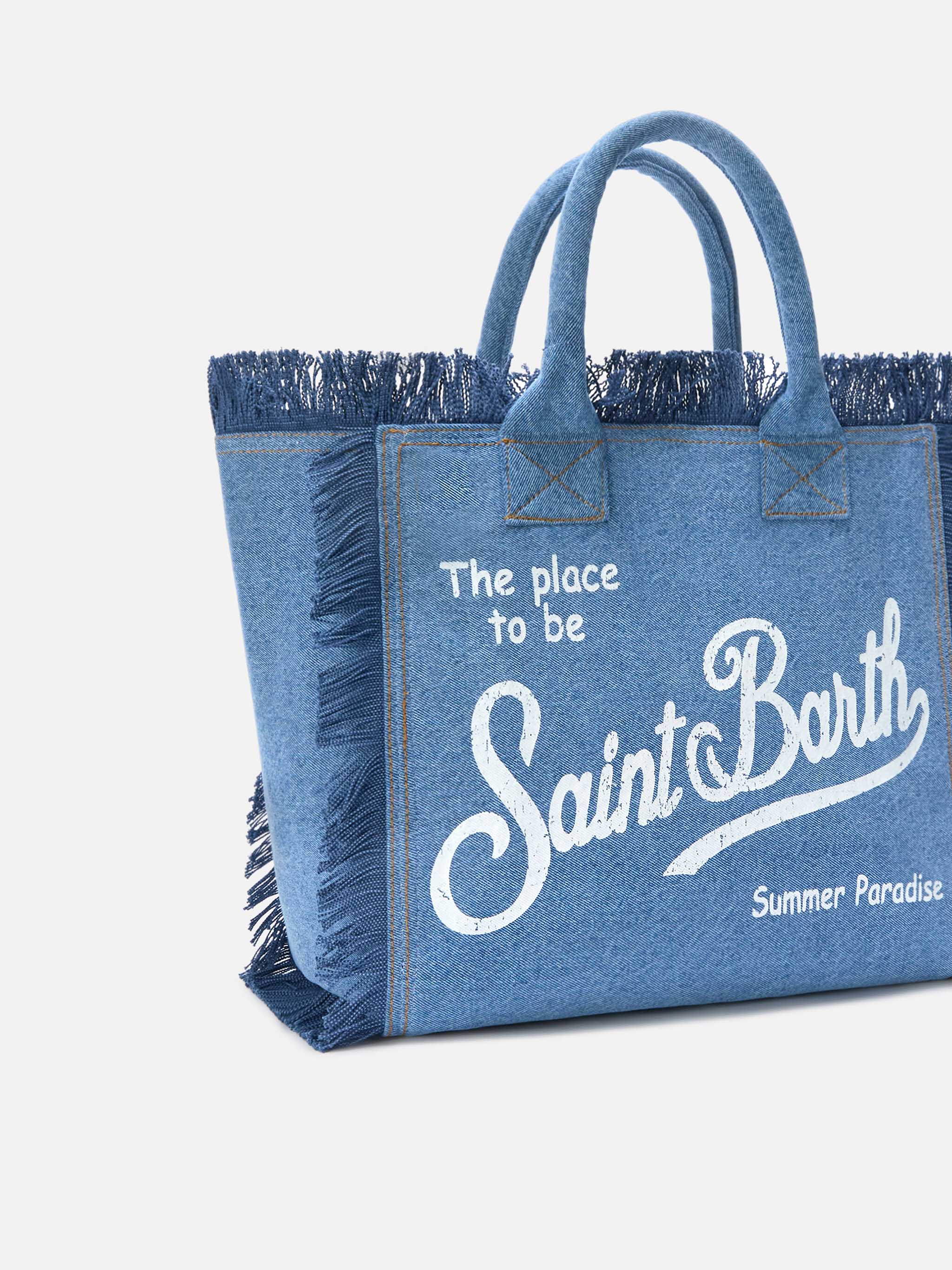 Medium wash denim Vanity regular bag - Image 3