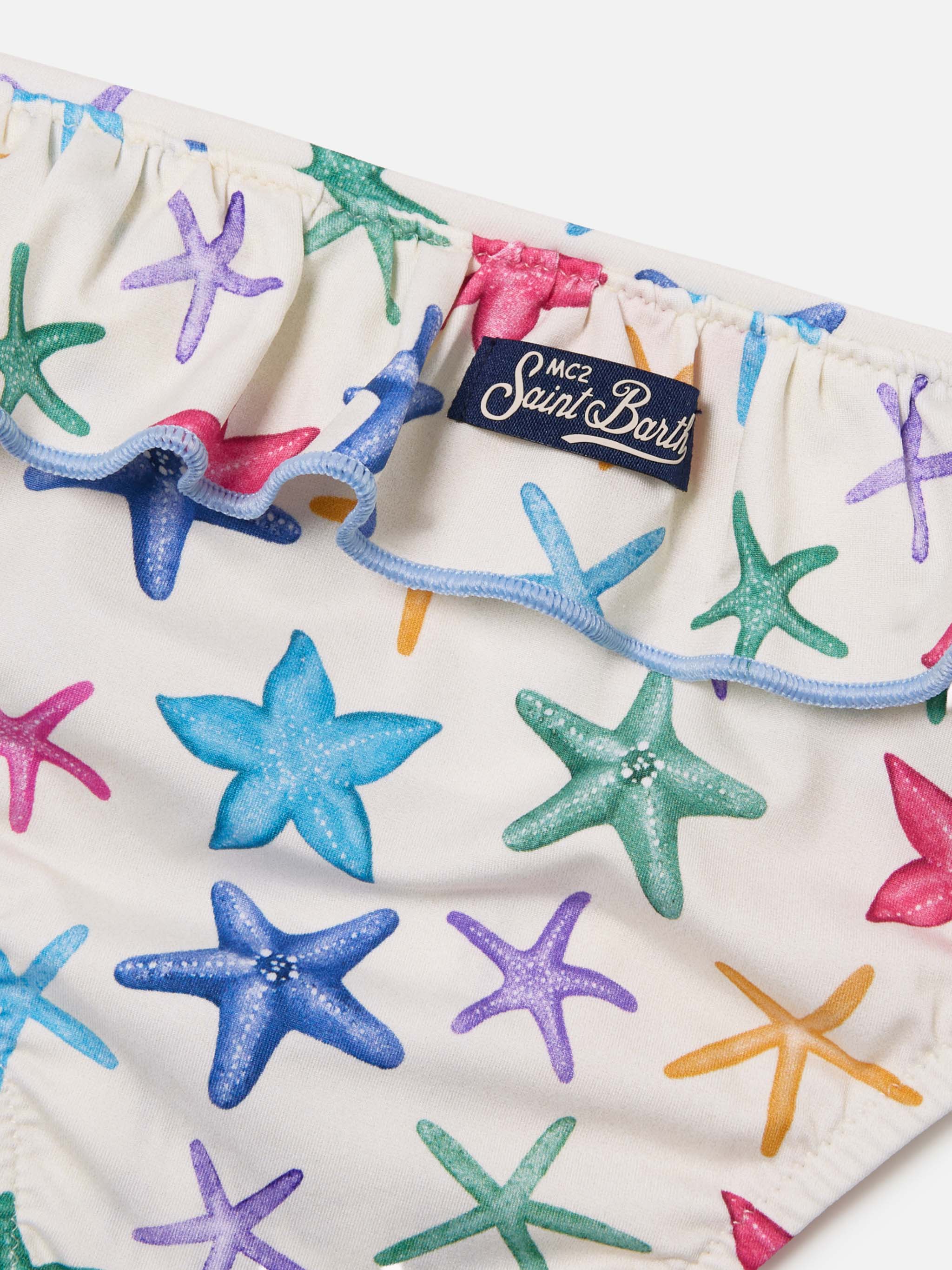 Melly cream starfish print swim briefs - Image 3