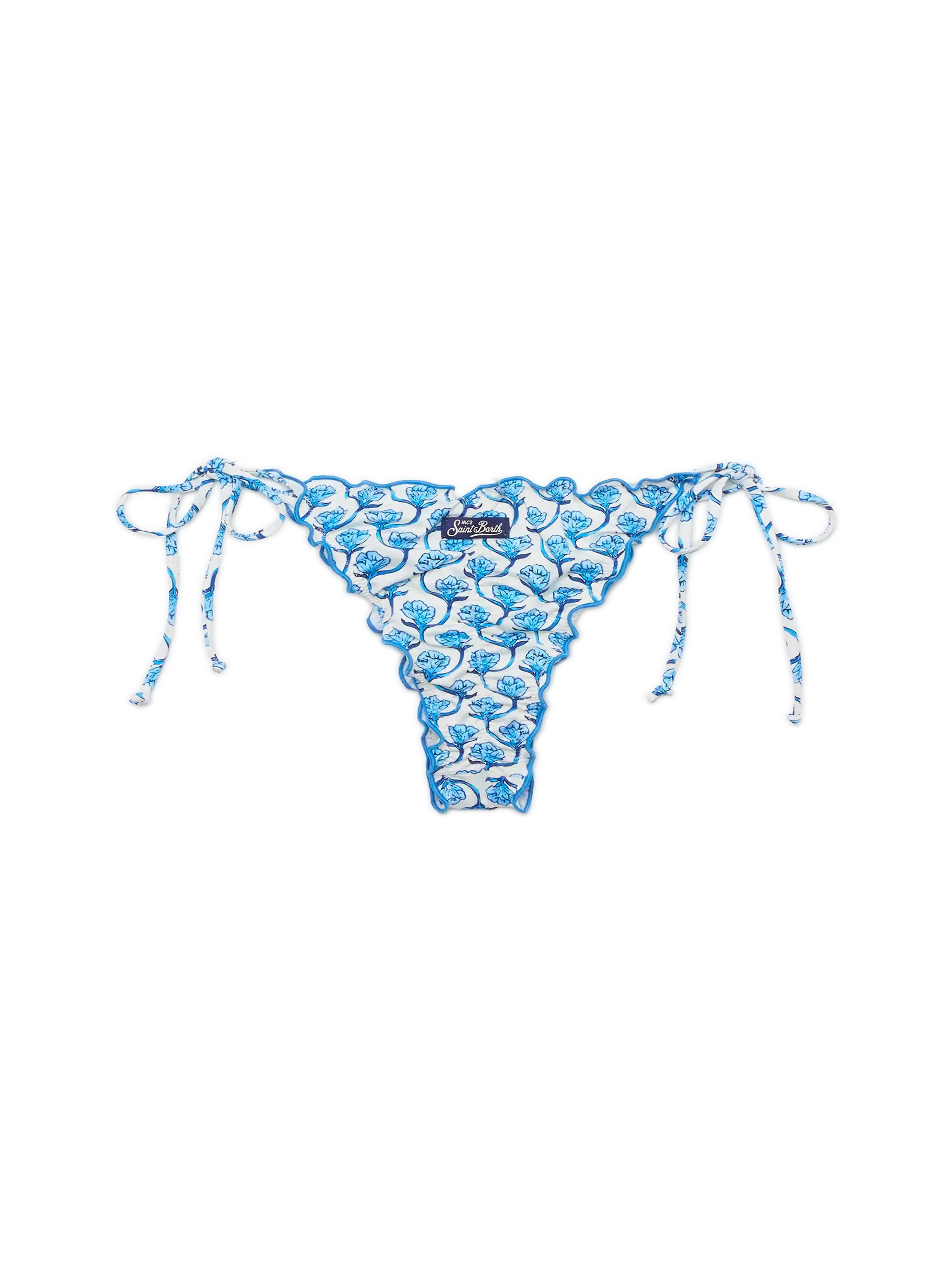 Miami cheeky swim briefs with floral print - Image 2
