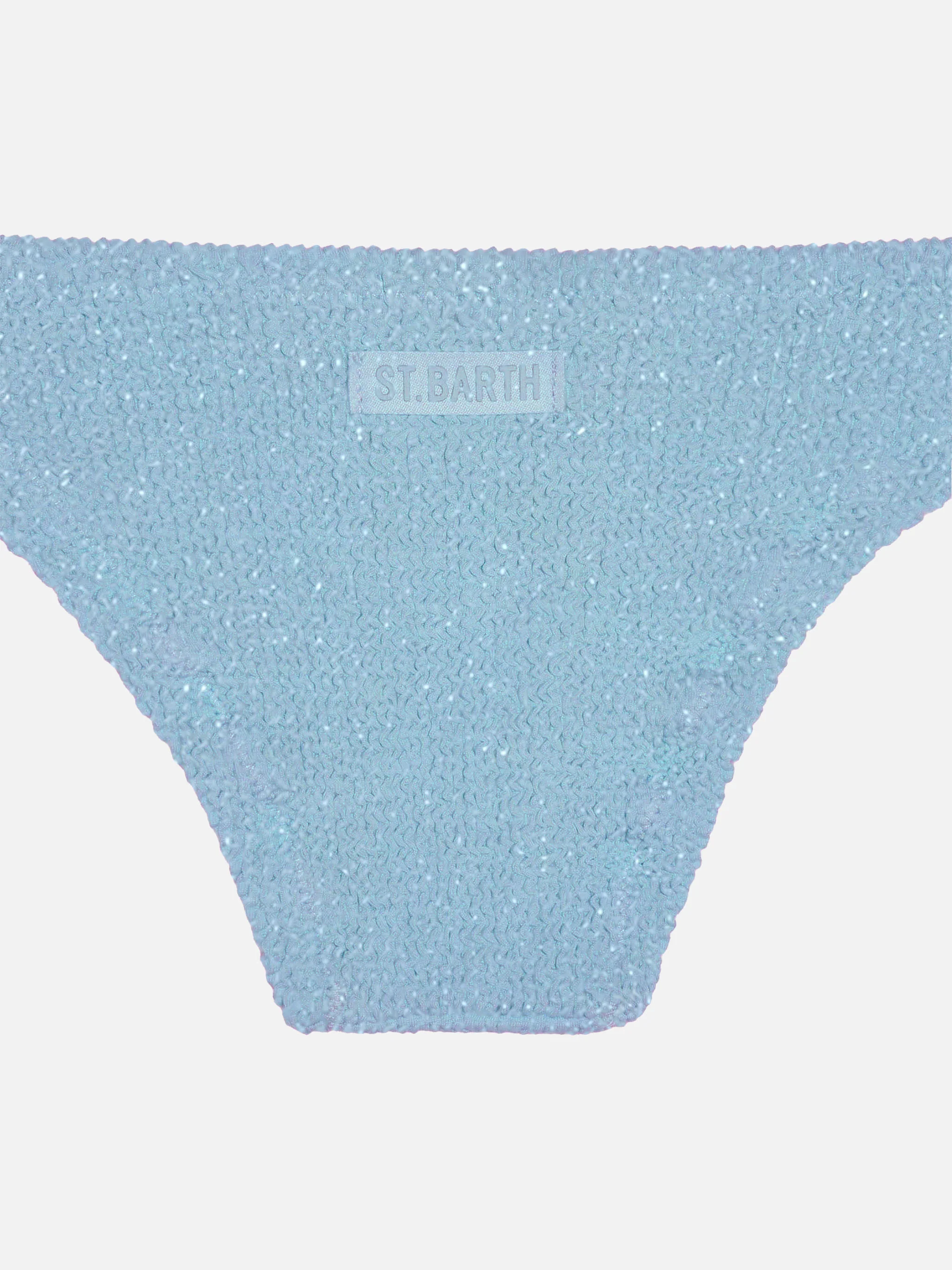 Mica avio blue crinkle swim briefs - Image 3