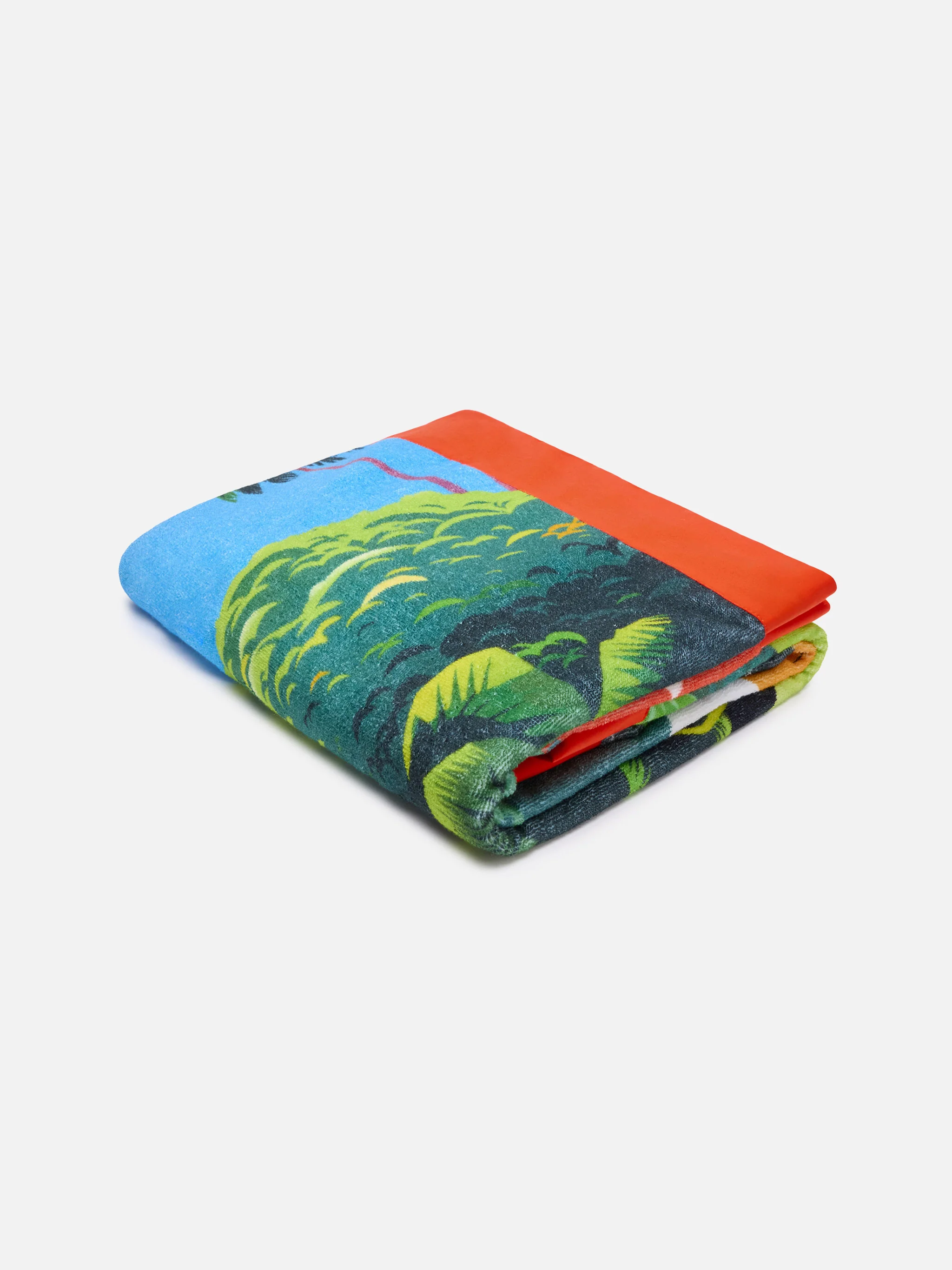 Microfiber beach towel Aidan with Es Vedrà print - Image 2