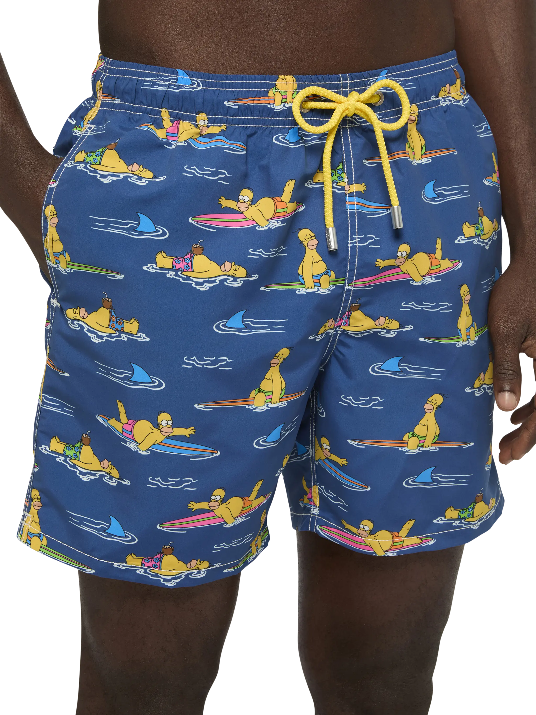 Mid-length Gustavia swim-shorts with Homer Simpson print |SIMPSON SPECIAL EDITION - Image 4