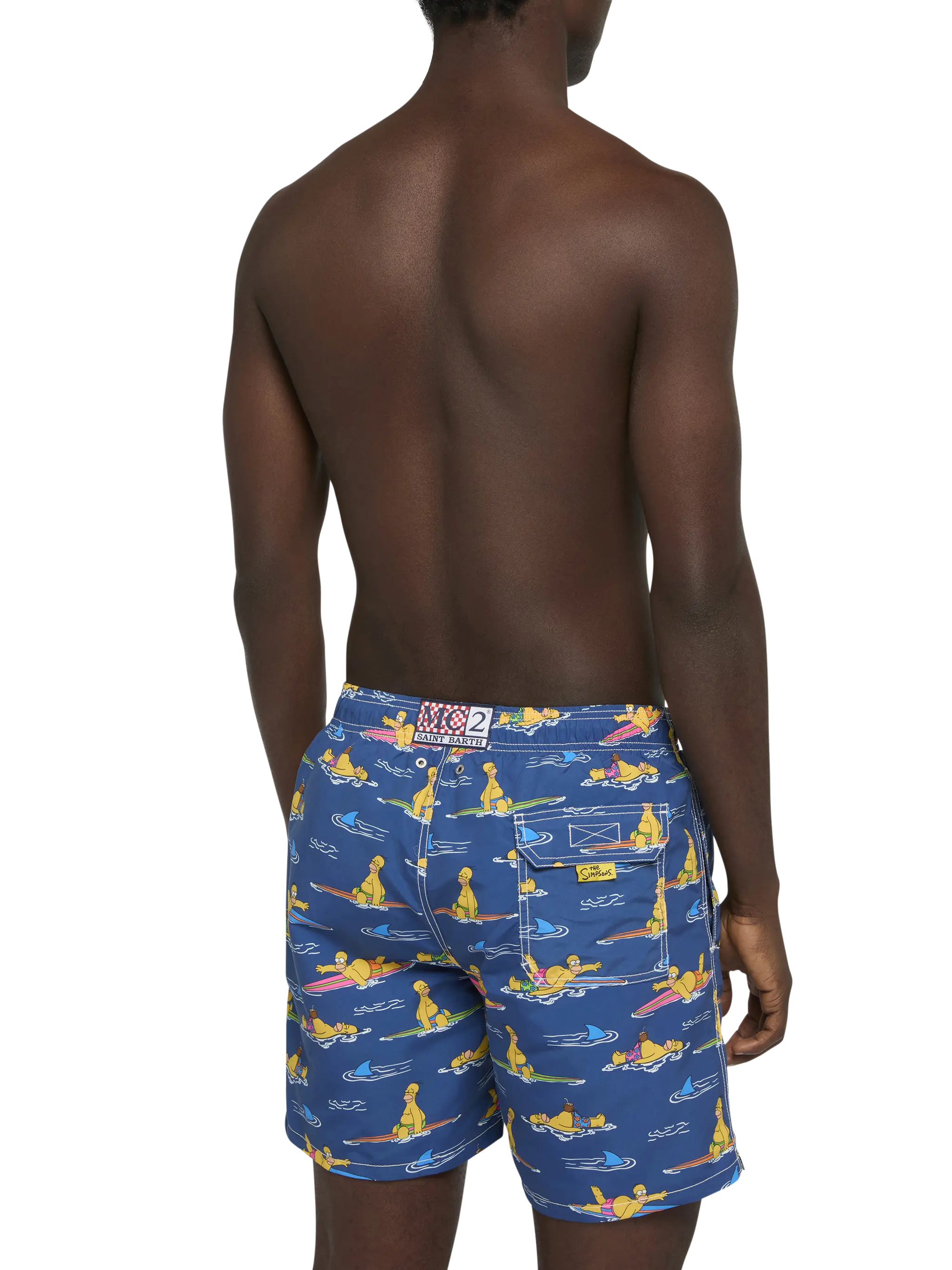 Mid-length Gustavia swim-shorts with Homer Simpson print |SIMPSON SPECIAL EDITION - Image 5