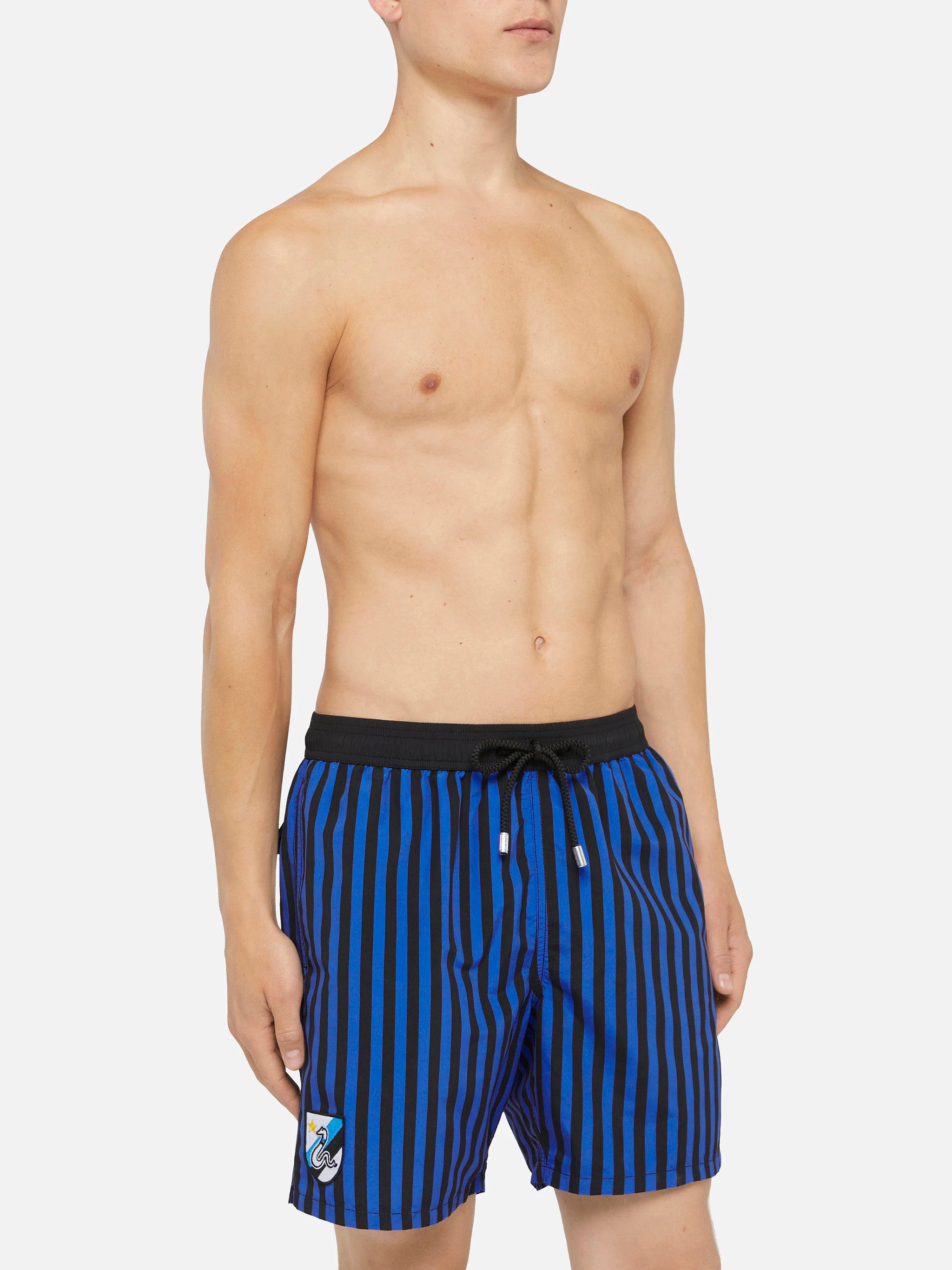 Mid-length Gustavia swim-shorts with Inter heritage patch | INTER FC SPECIAL EDITION - Image 3
