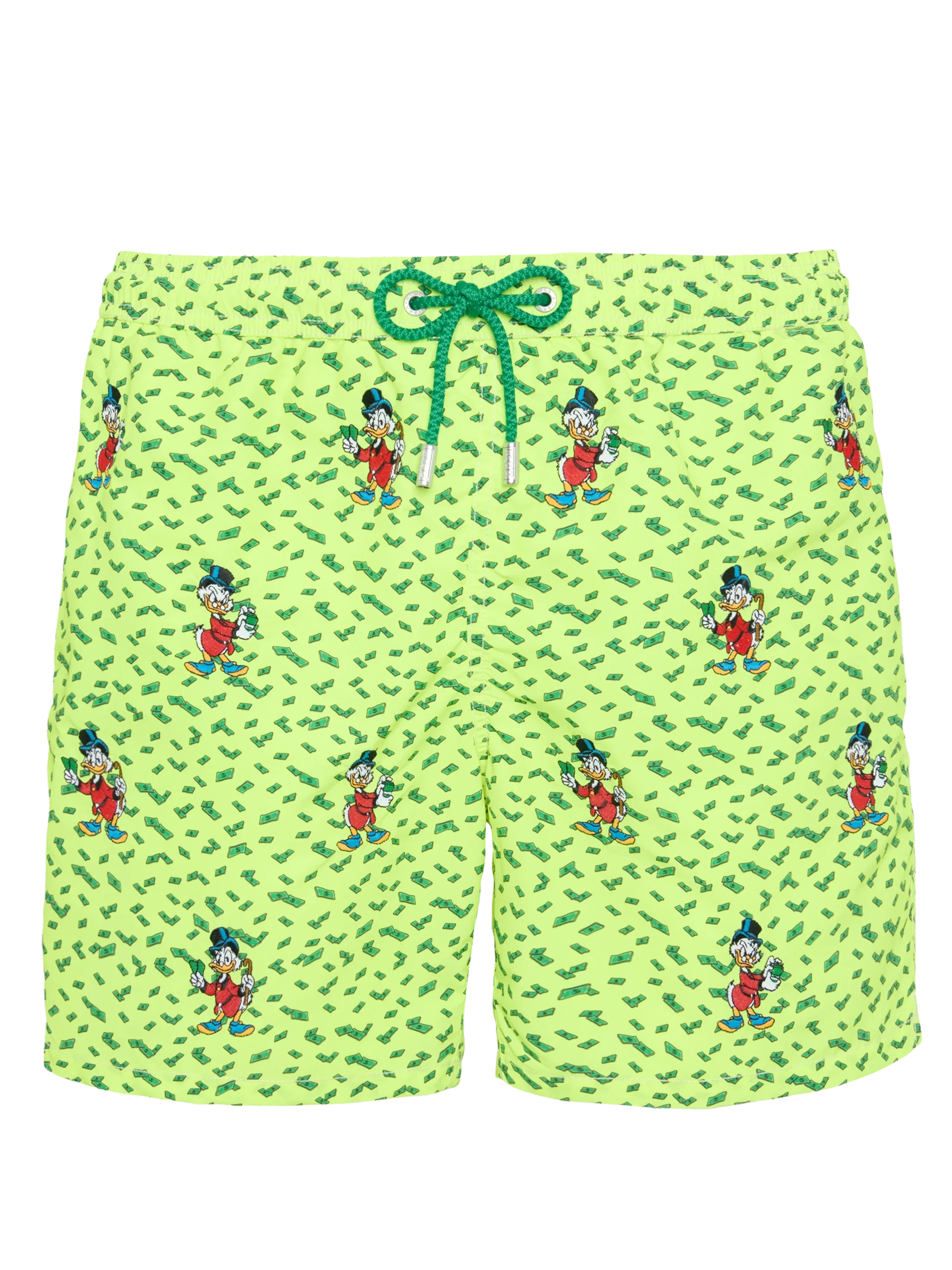 Mid-length striped Gustavia swim-shorts with Scrooge embroidery | DISNEY® SPECIAL EDITION