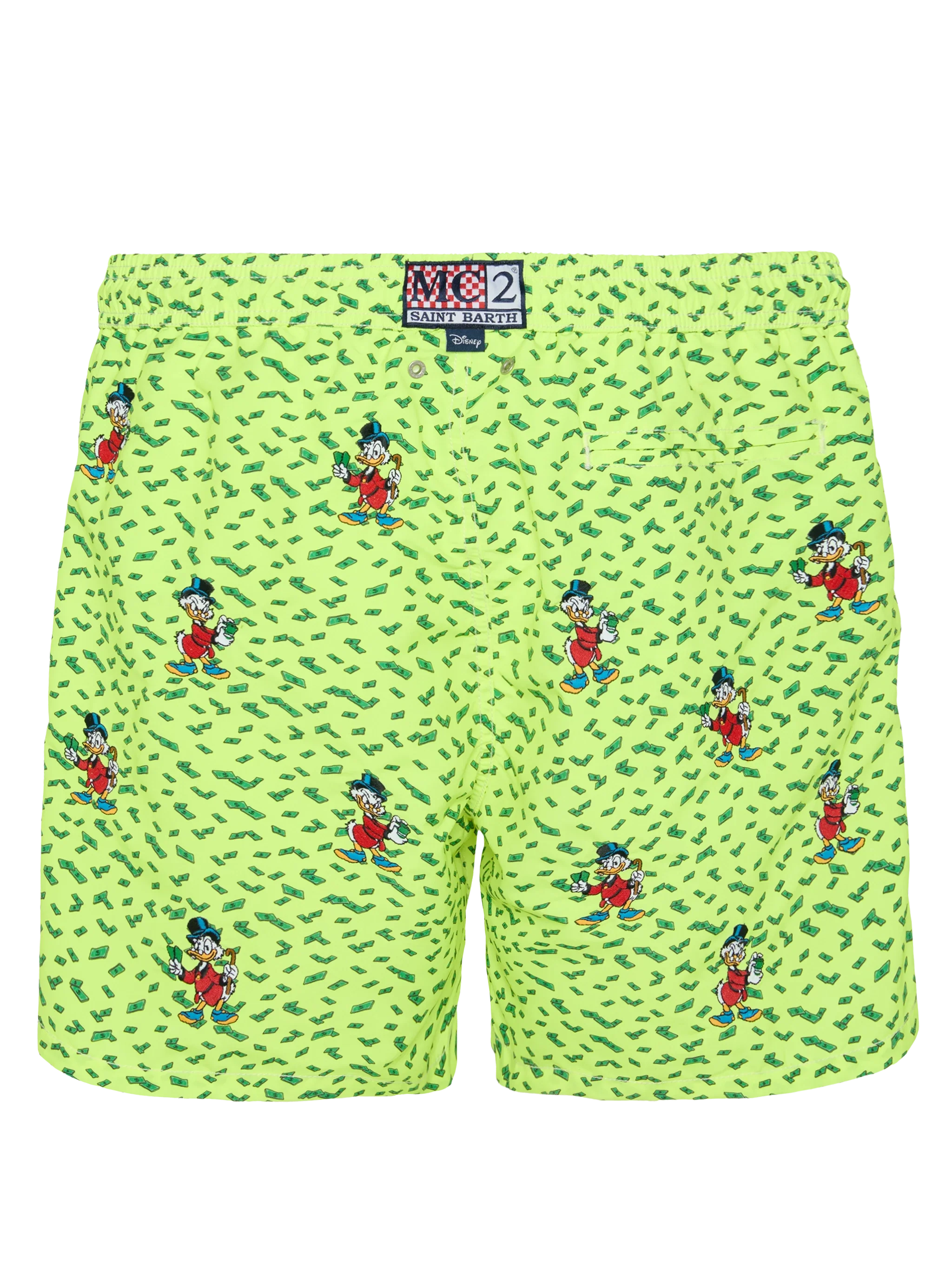 Mid-length striped Gustavia swim-shorts with Scrooge embroidery | DISNEY® SPECIAL EDITION - Image 2