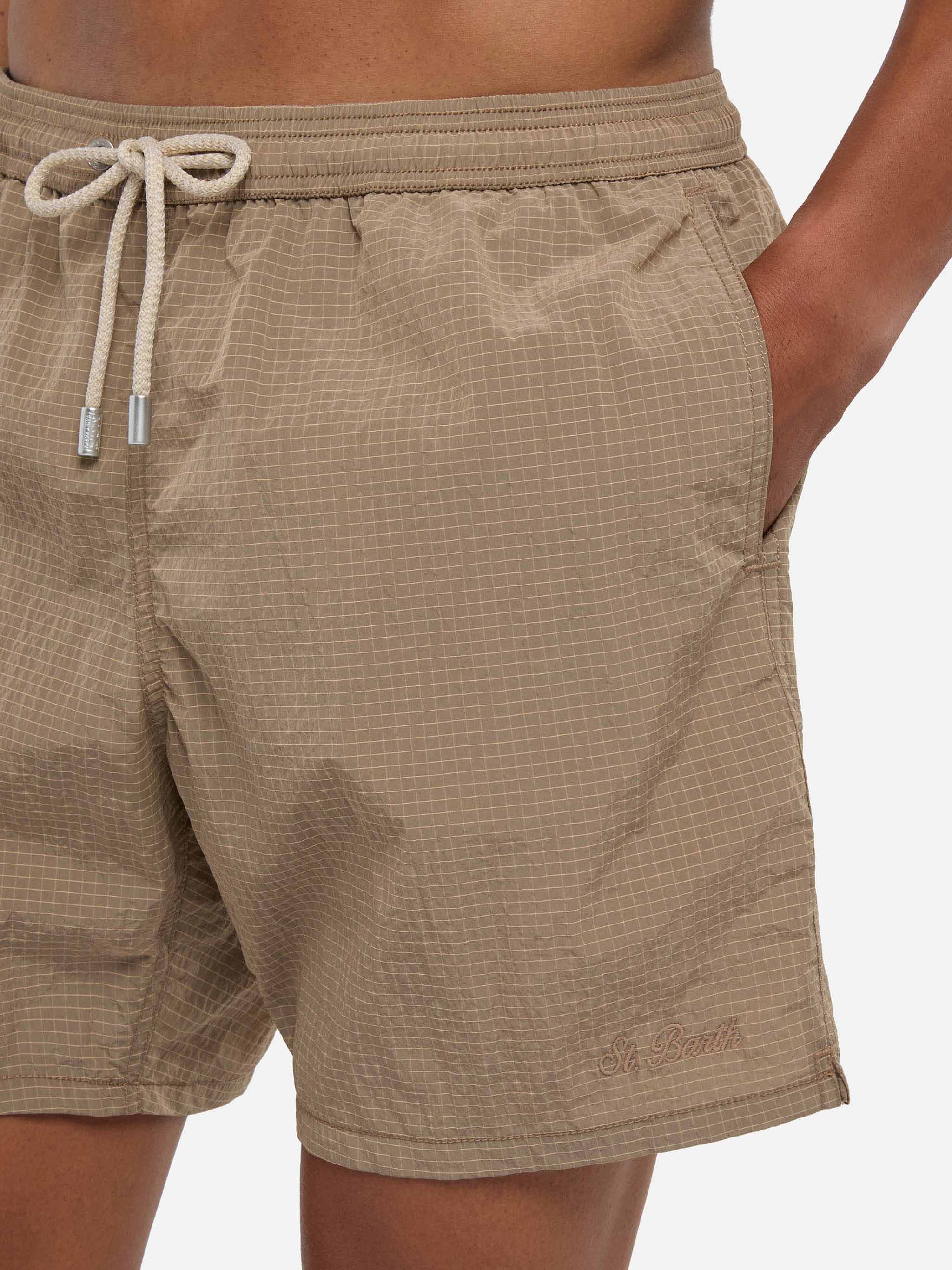 Mid-length swim shorts Katch in ripstop fabric - Image 4