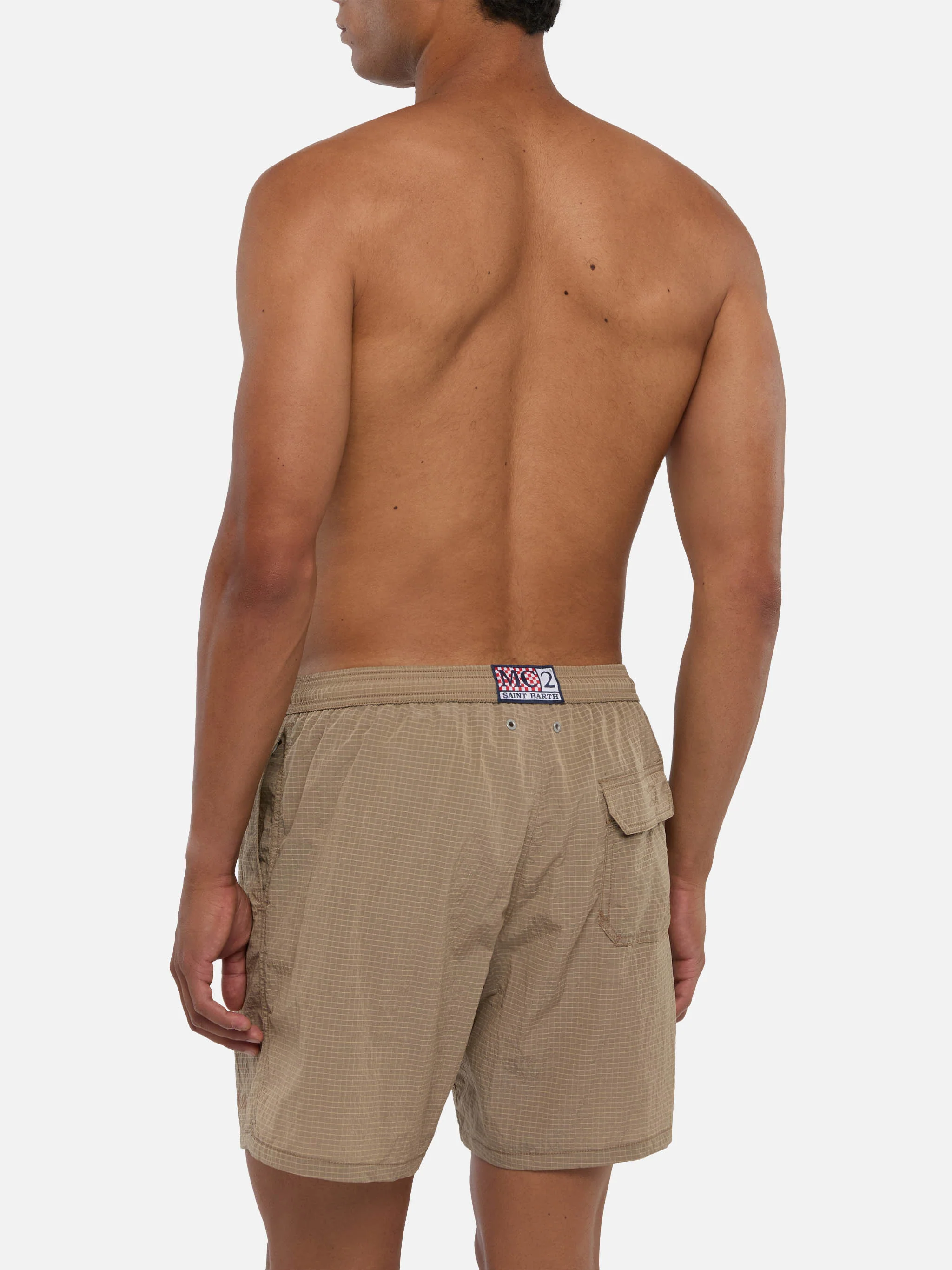 Mid-length swim shorts Katch in ripstop fabric - Image 5