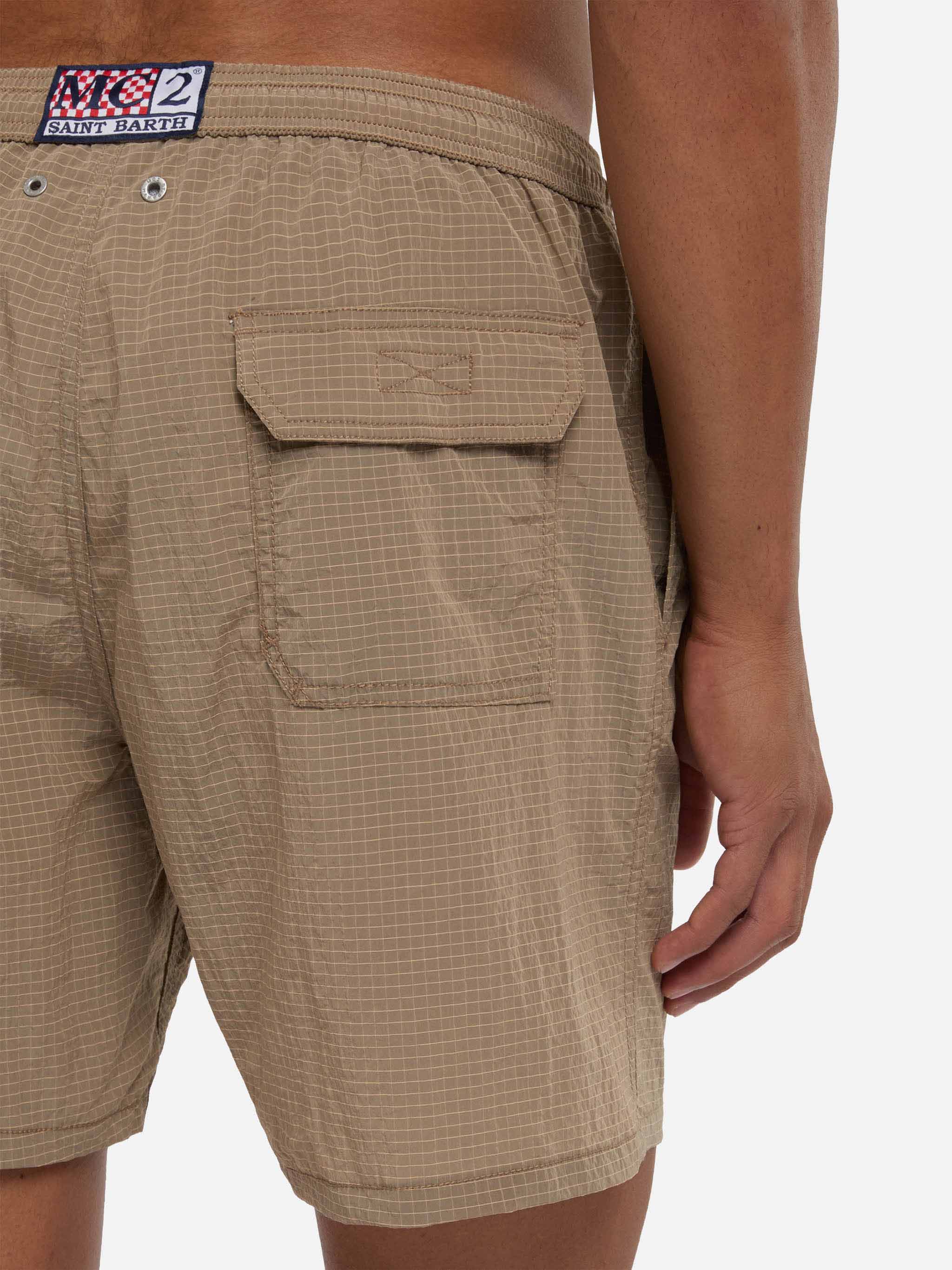 Mid-length swim shorts Katch in ripstop fabric - Image 6
