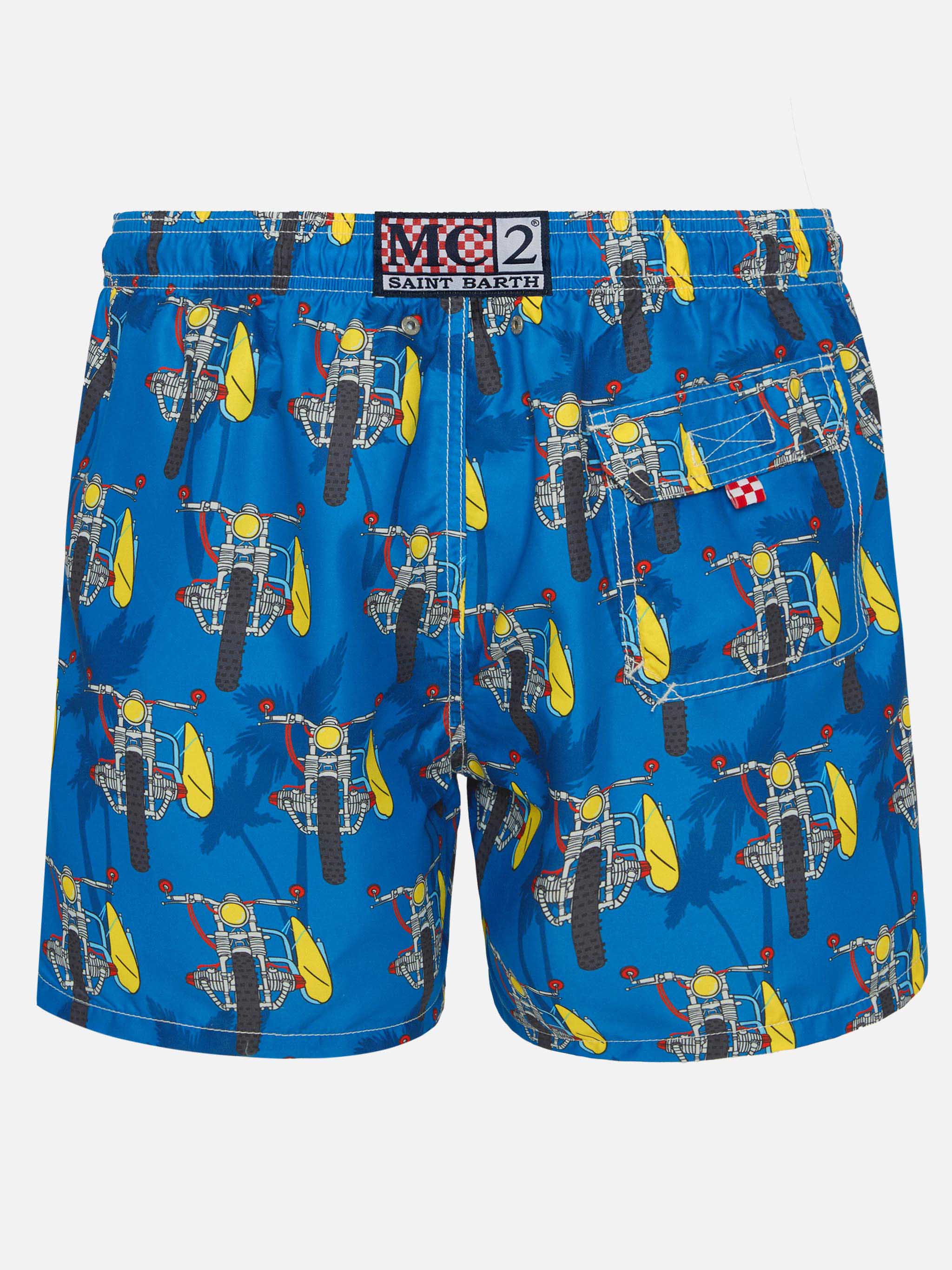 Mid-length swimshorts with surf motorbike - Image 2