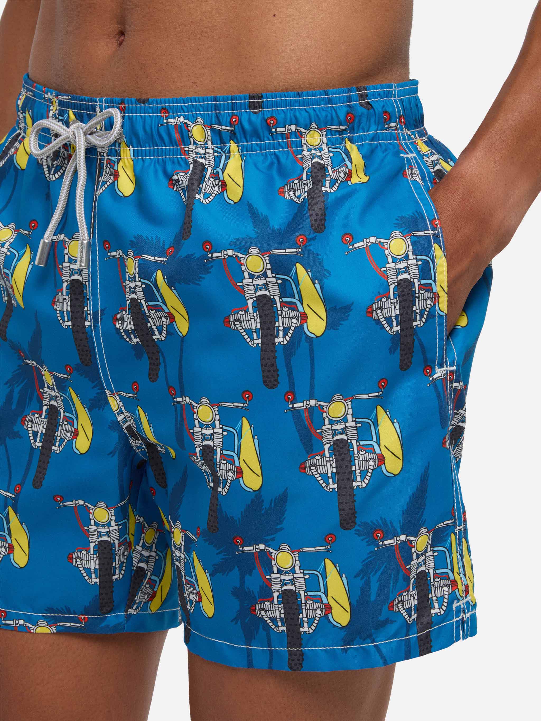 Mid-length swimshorts with surf motorbike - Image 4
