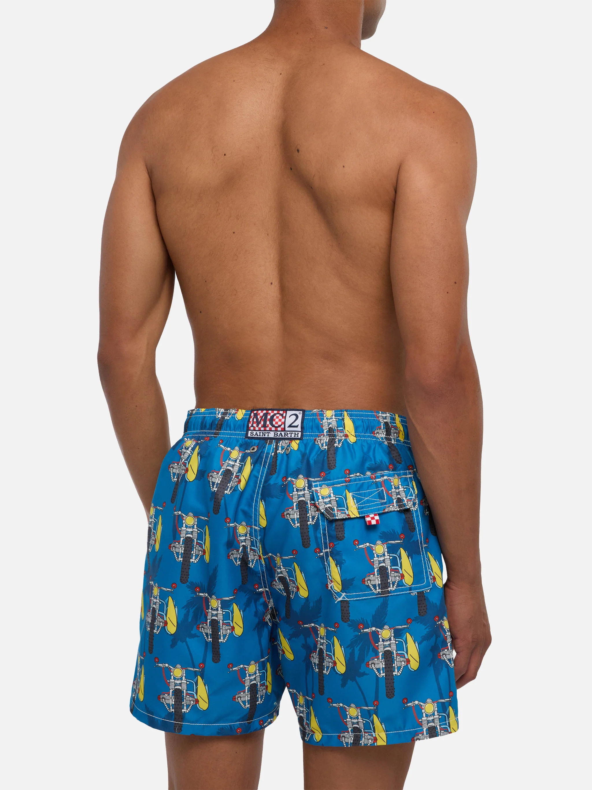 Mid-length swimshorts with surf motorbike - Image 5