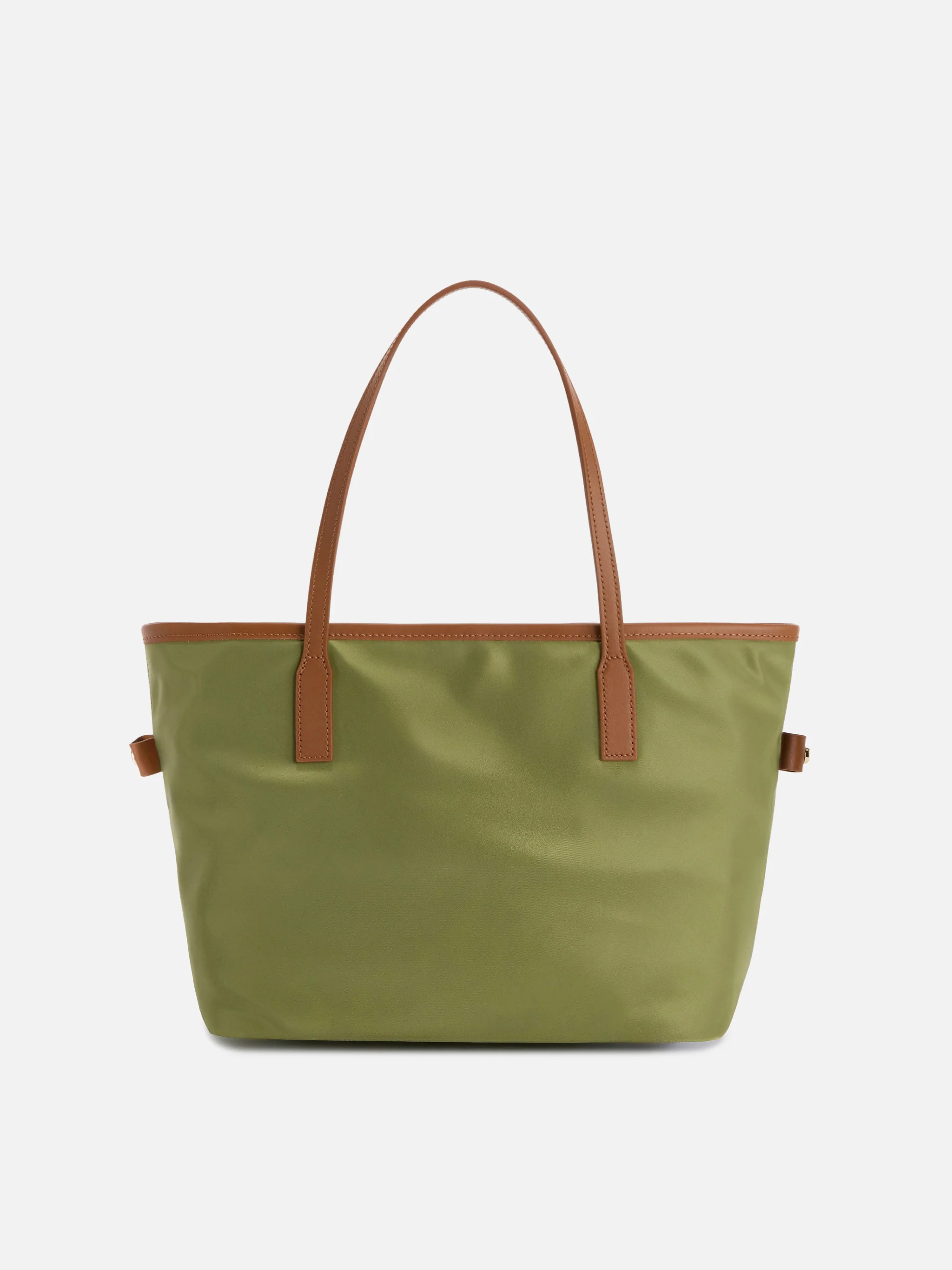 Military green City medium nylon bag - Image 4