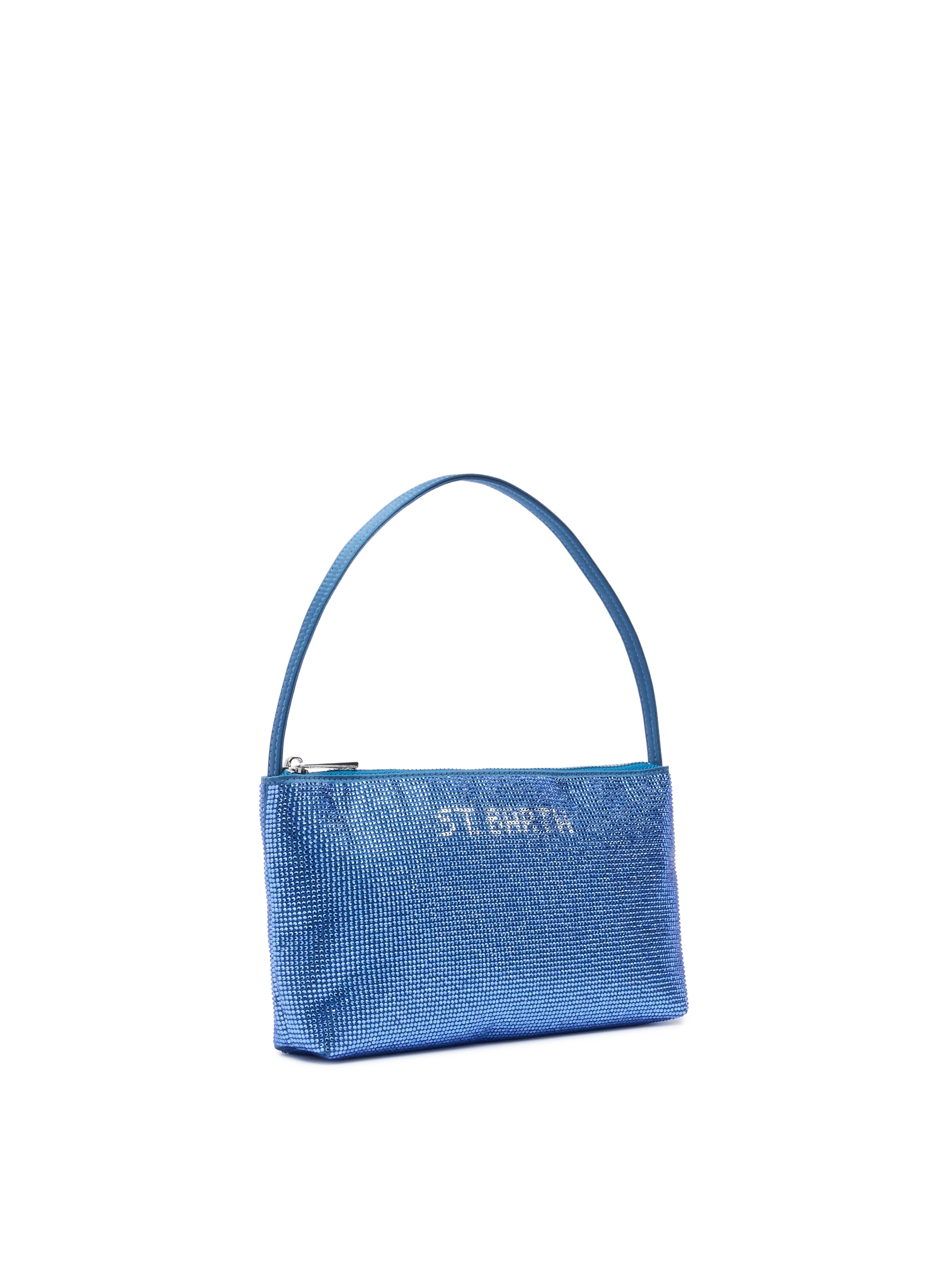 Mini bag Strassy with avio blue rhinestones - Image 3