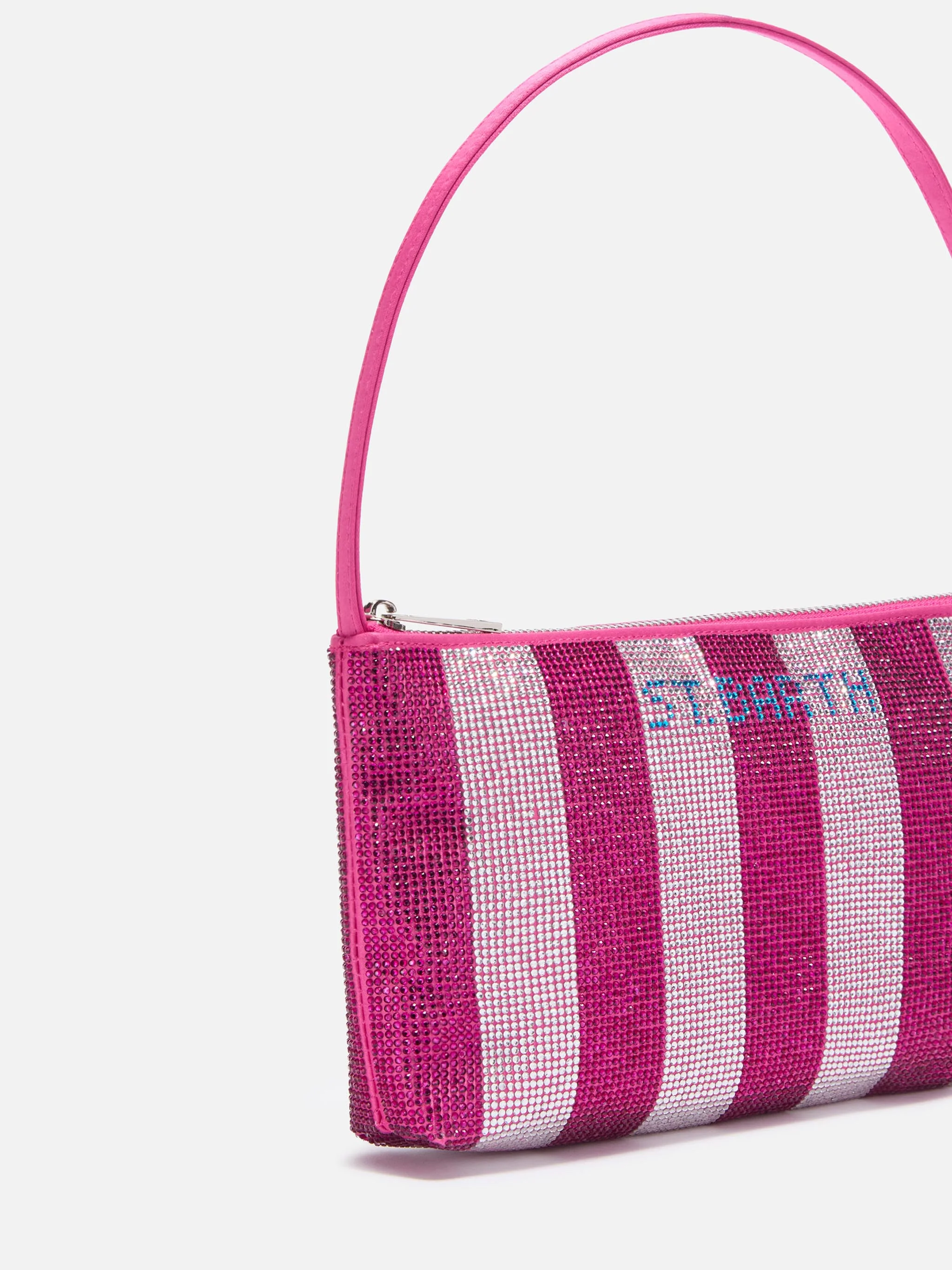 Mini bag Strassy with pink and silver rhinestones - Image 3