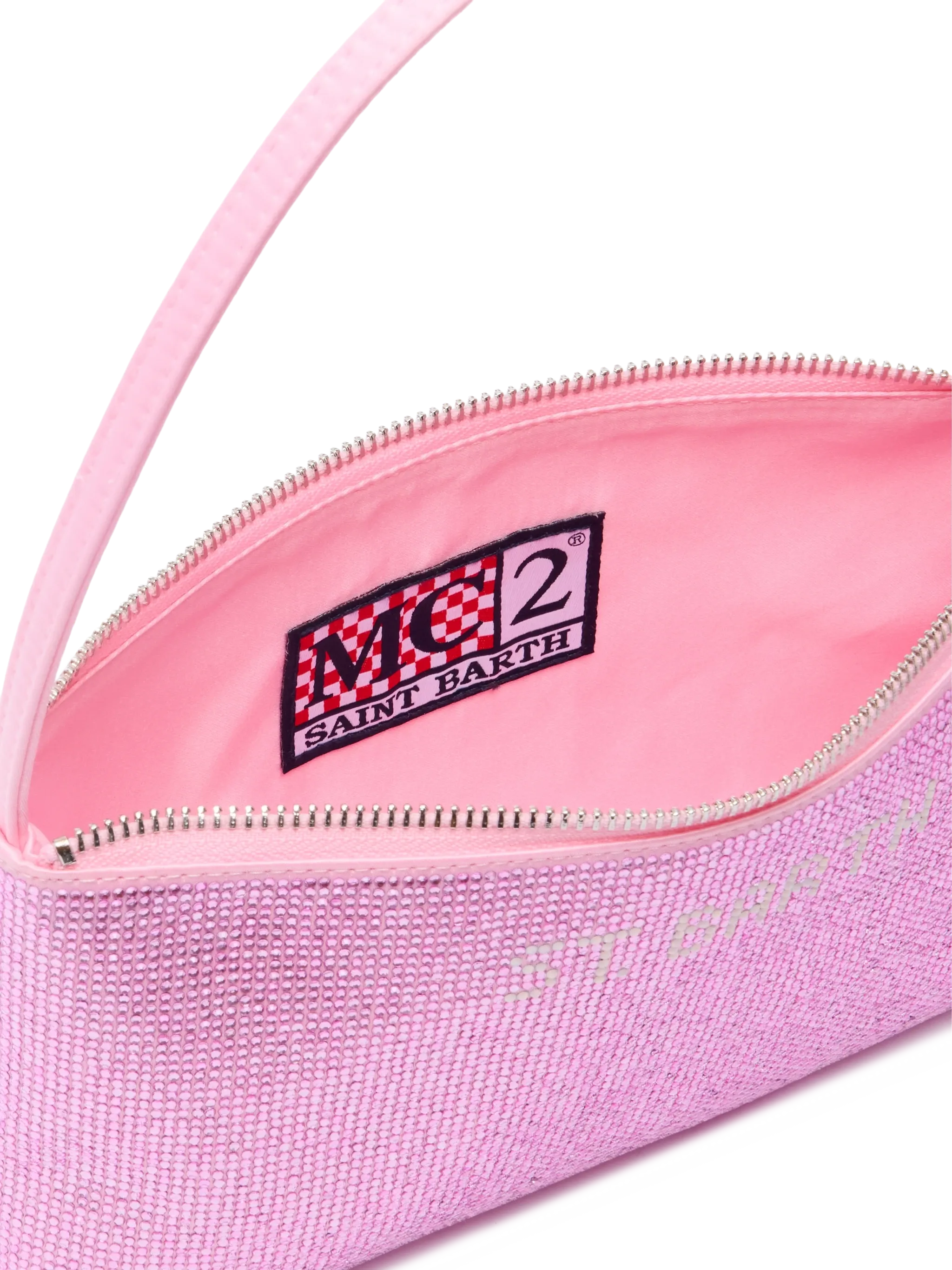 Mini bag Strassy with pink rhinestones - Image 5