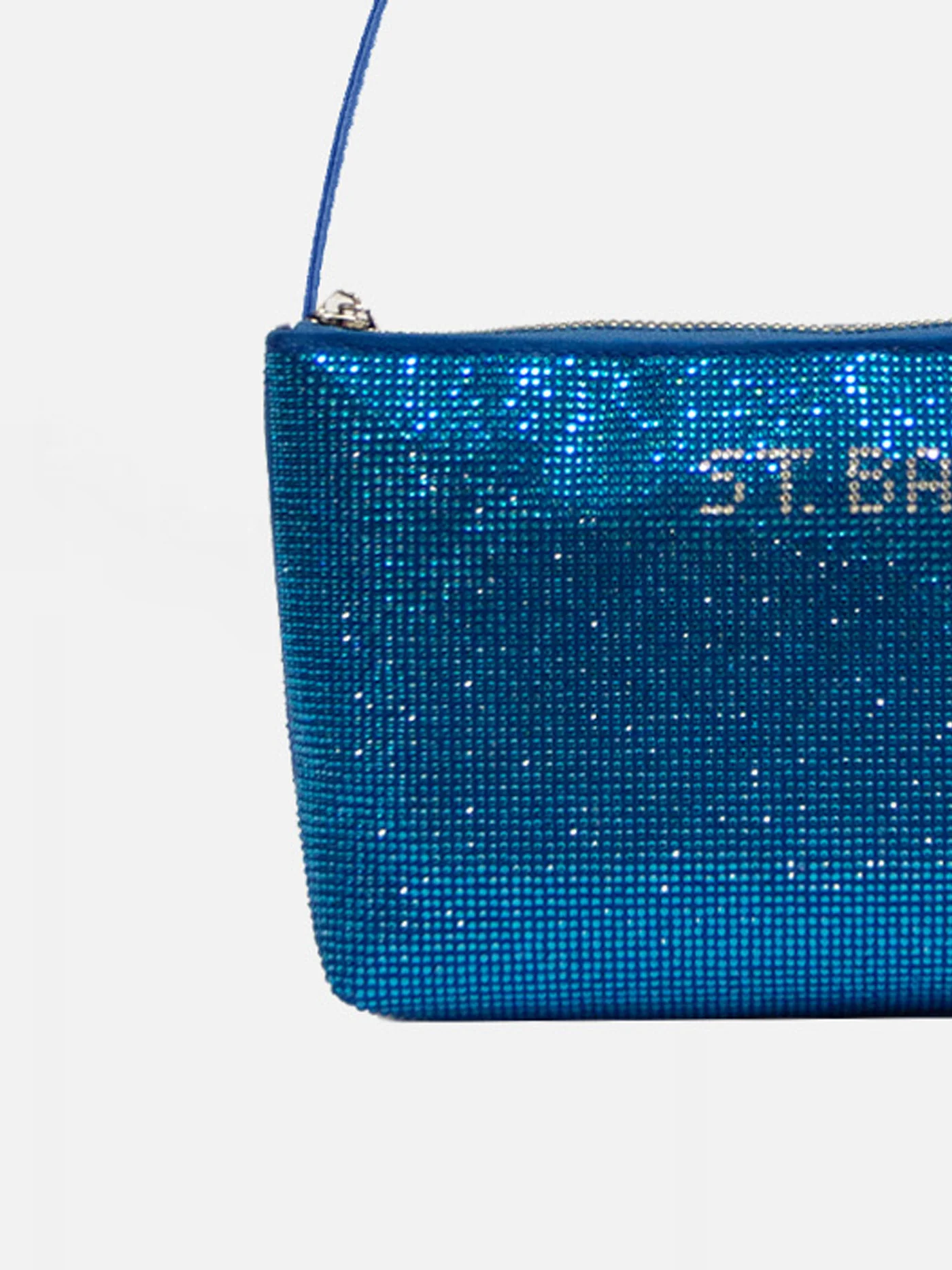 Mini bag with bluette rhinestones - Image 3